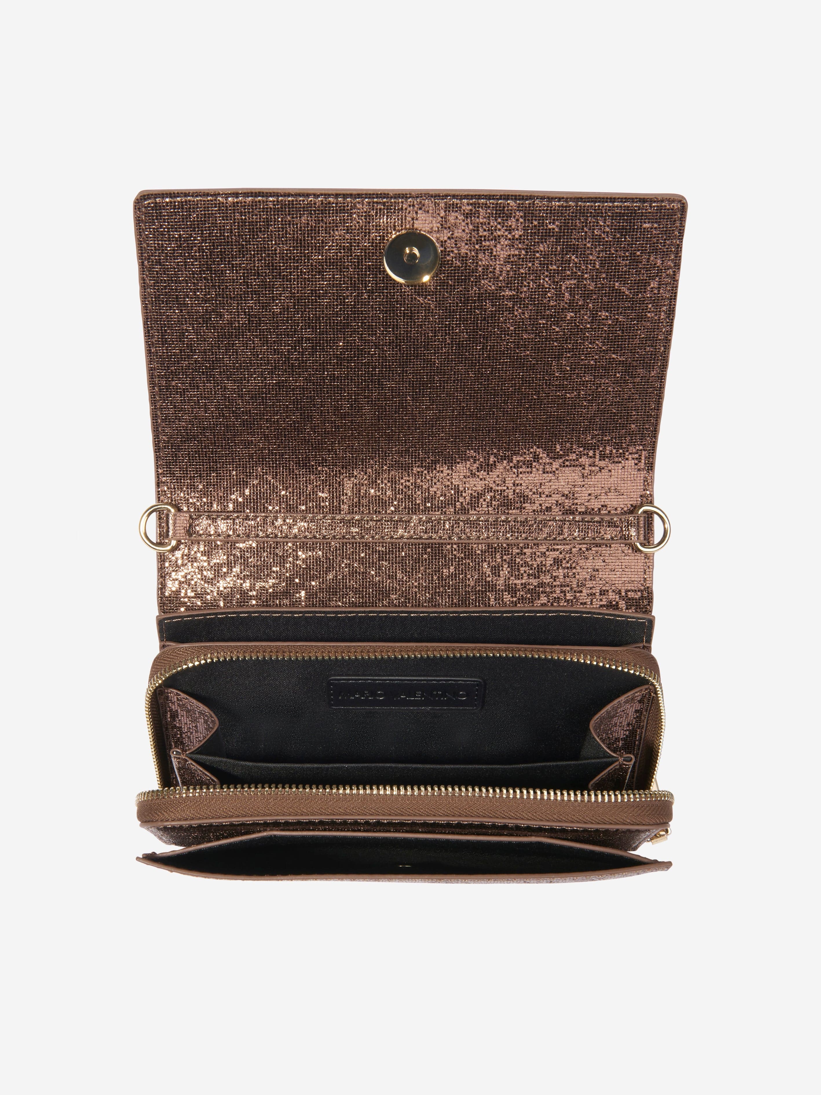 Valentino Ember Flap Bag in Bronze (20cm)