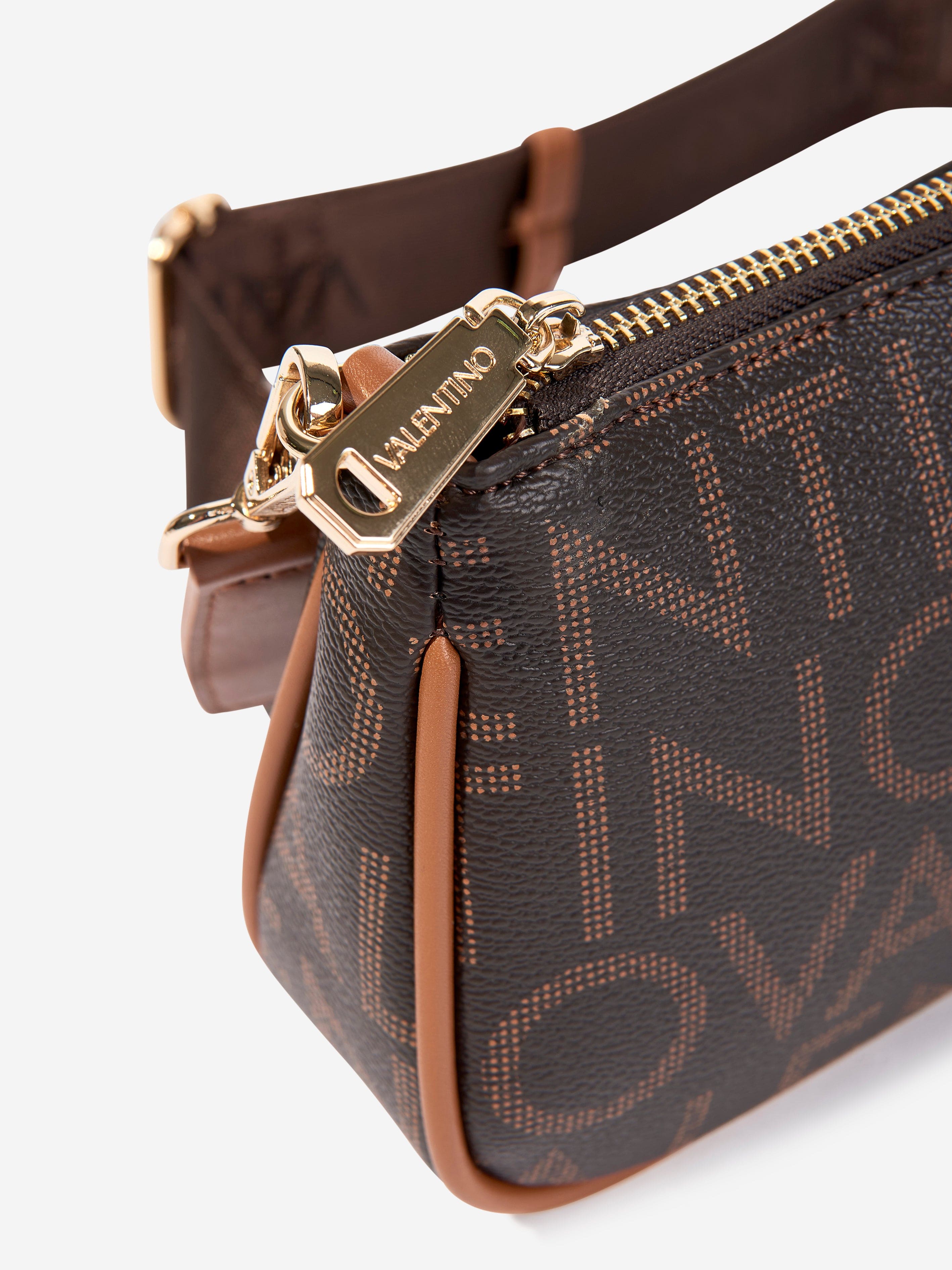 Valentino Regina Re Shoulder Bag in Brown (24cm)