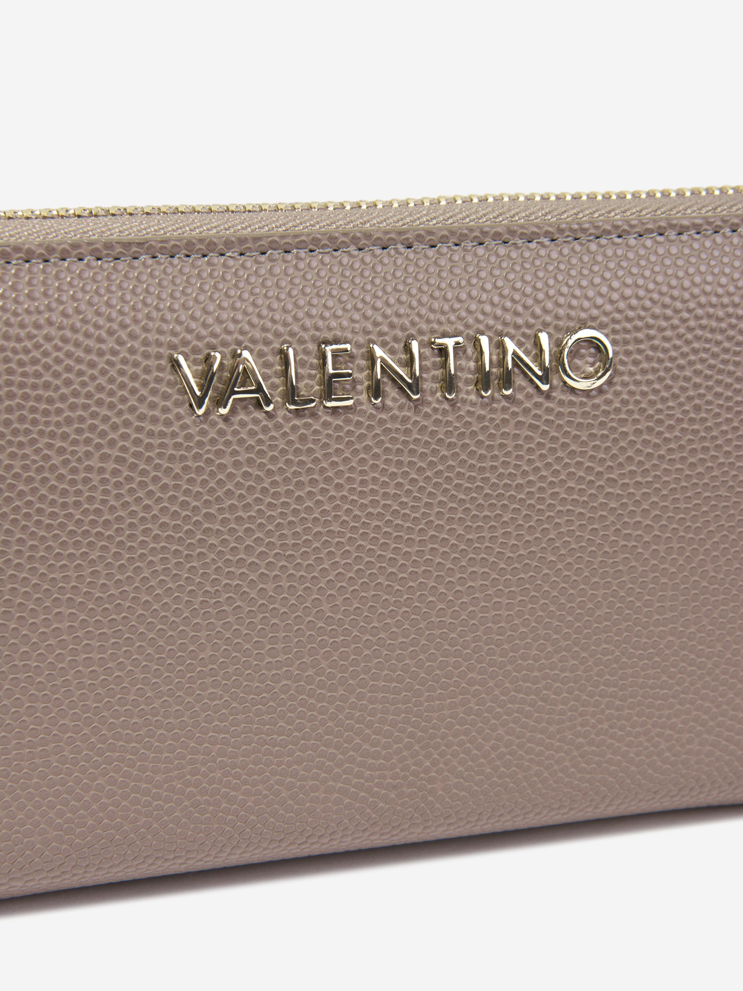 Valentino Girls Divina Zip Around Wallet in Beige (W:14.5cm)