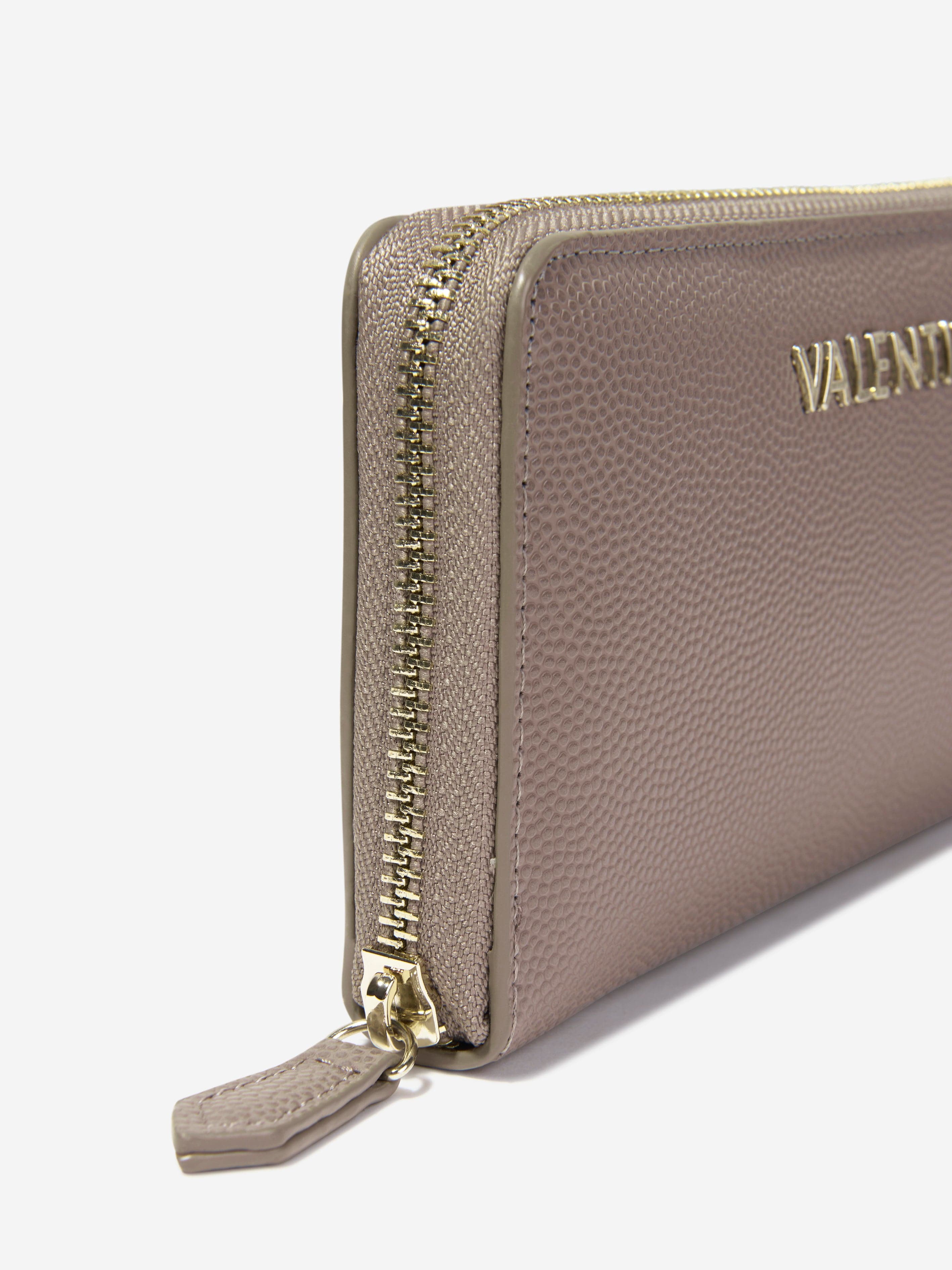 Valentino Girls Divina Zip Around Wallet in Beige (W:14.5cm)