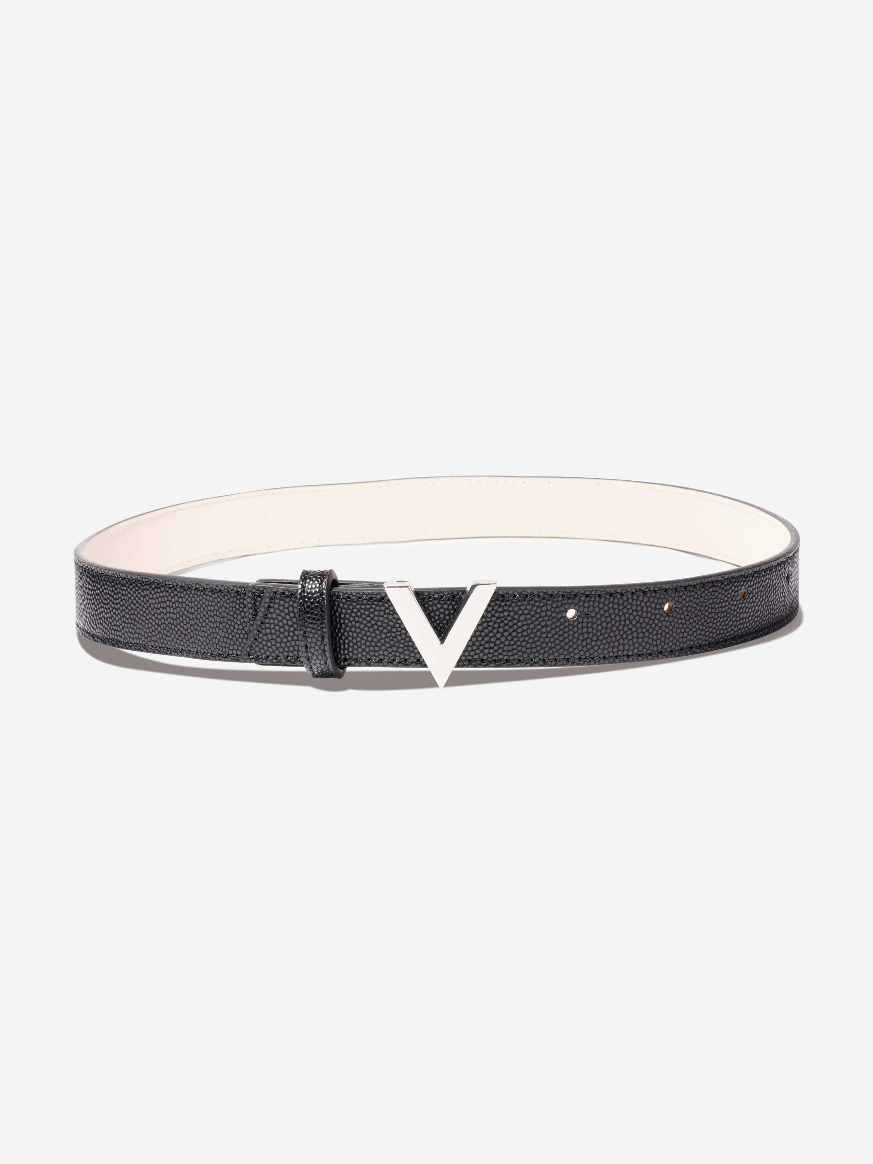 Valentino Girls Logo Belt in Silver