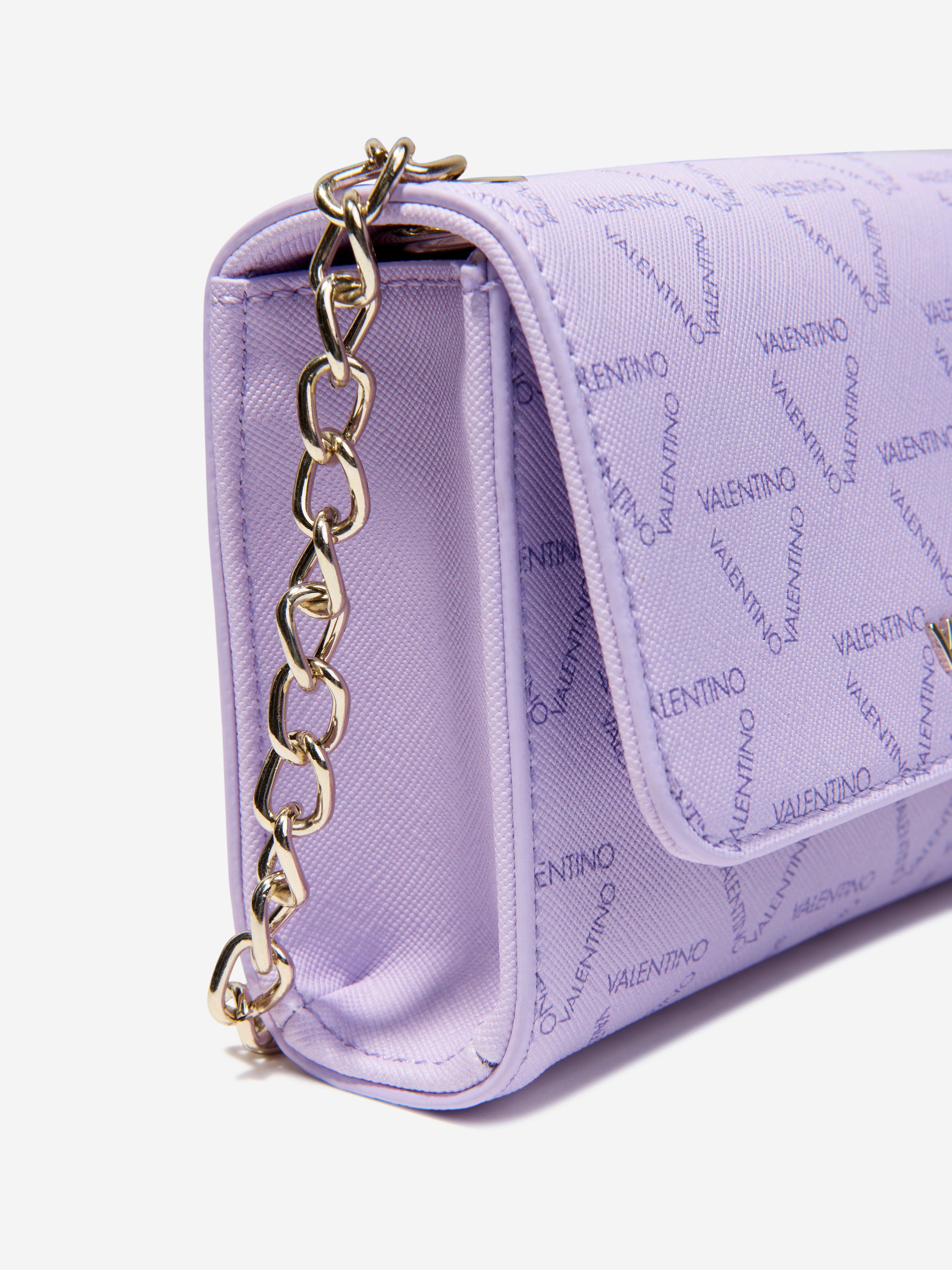 Valentino Girls Pretty Satchel Bag in Lilac