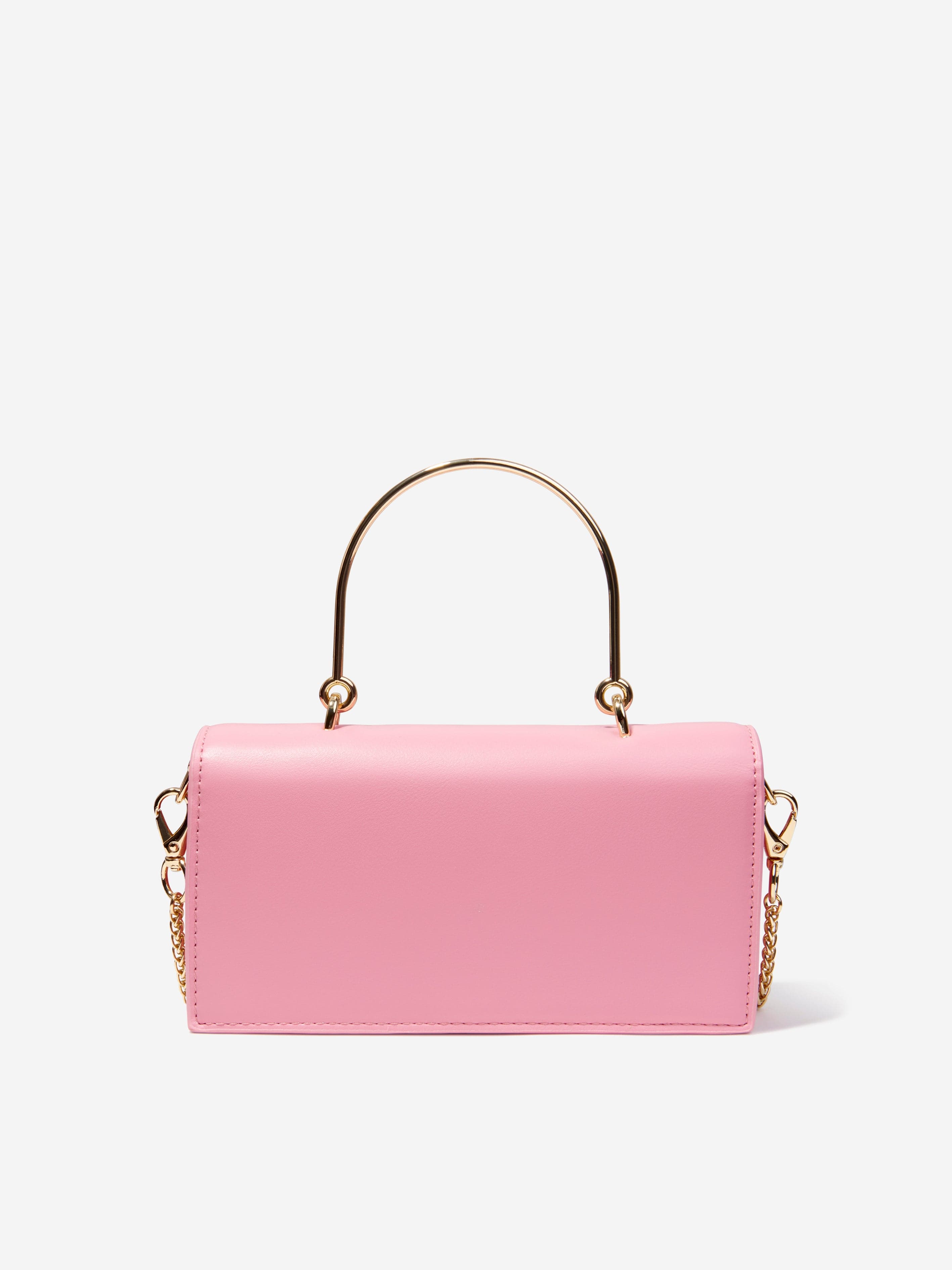 Valentino Girls Sand Satchel Bag in Pink