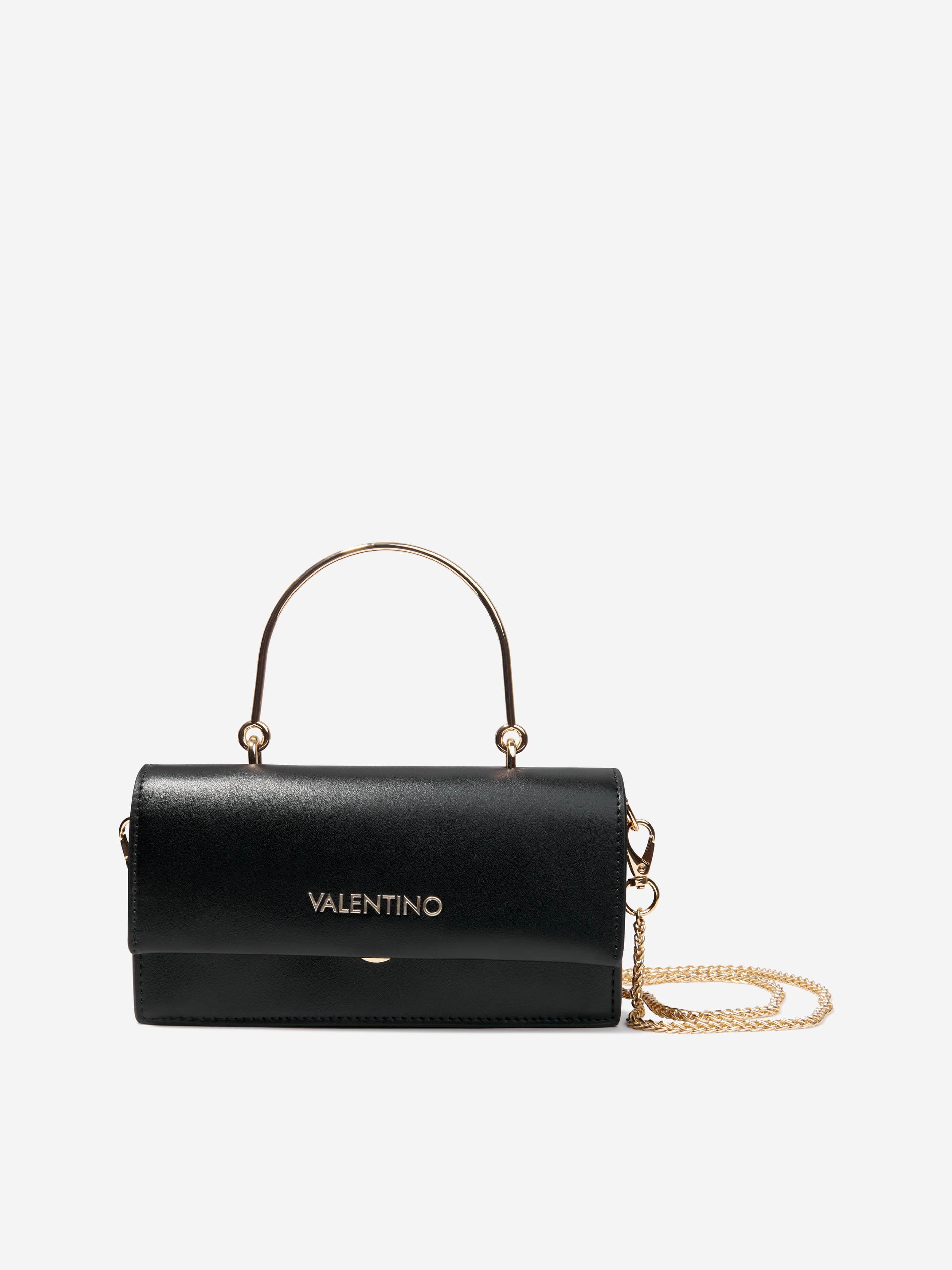 Valentino Girls Sand Satchel Bag in Black