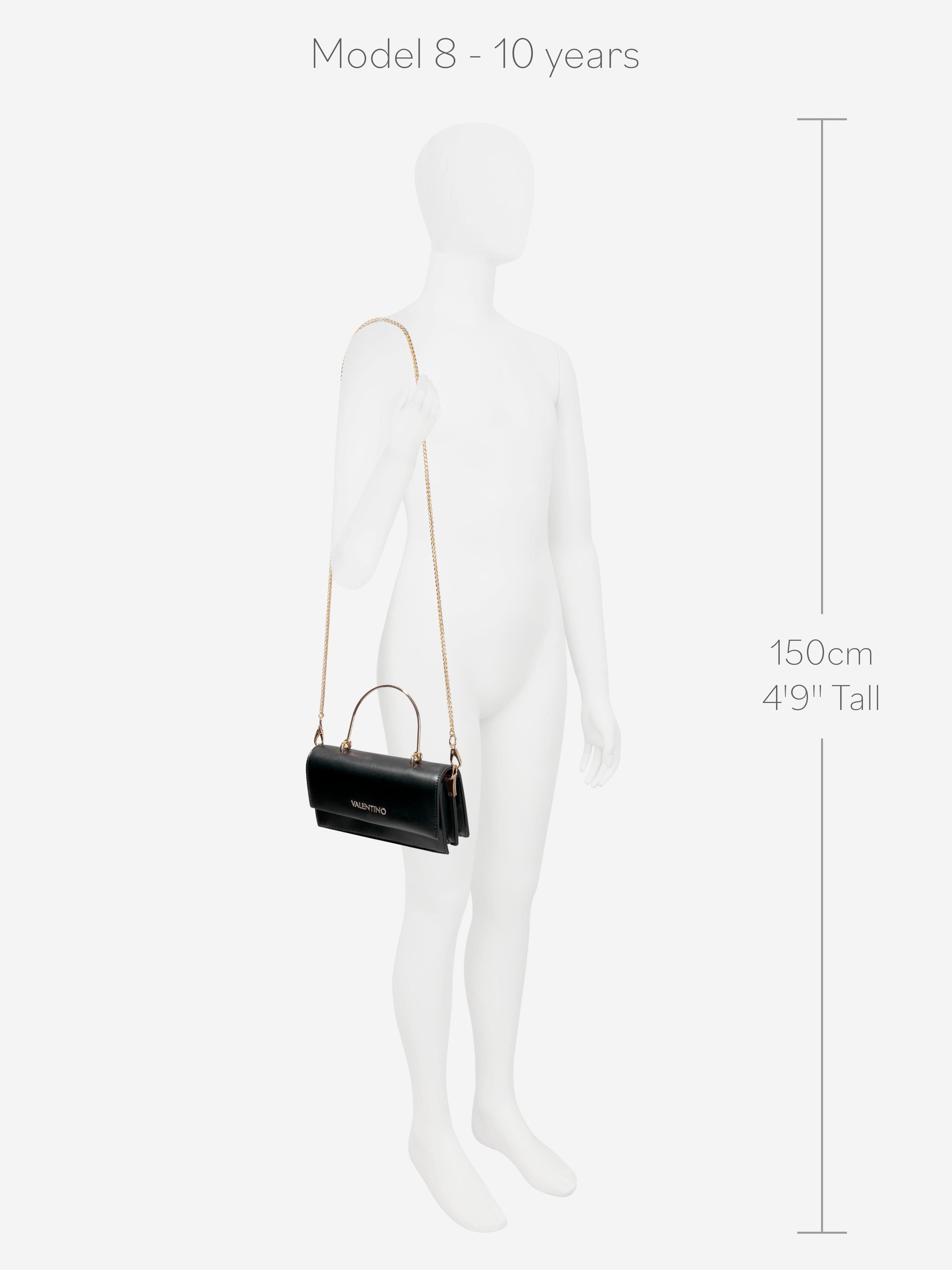 Valentino Girls Sand Satchel Bag in Black