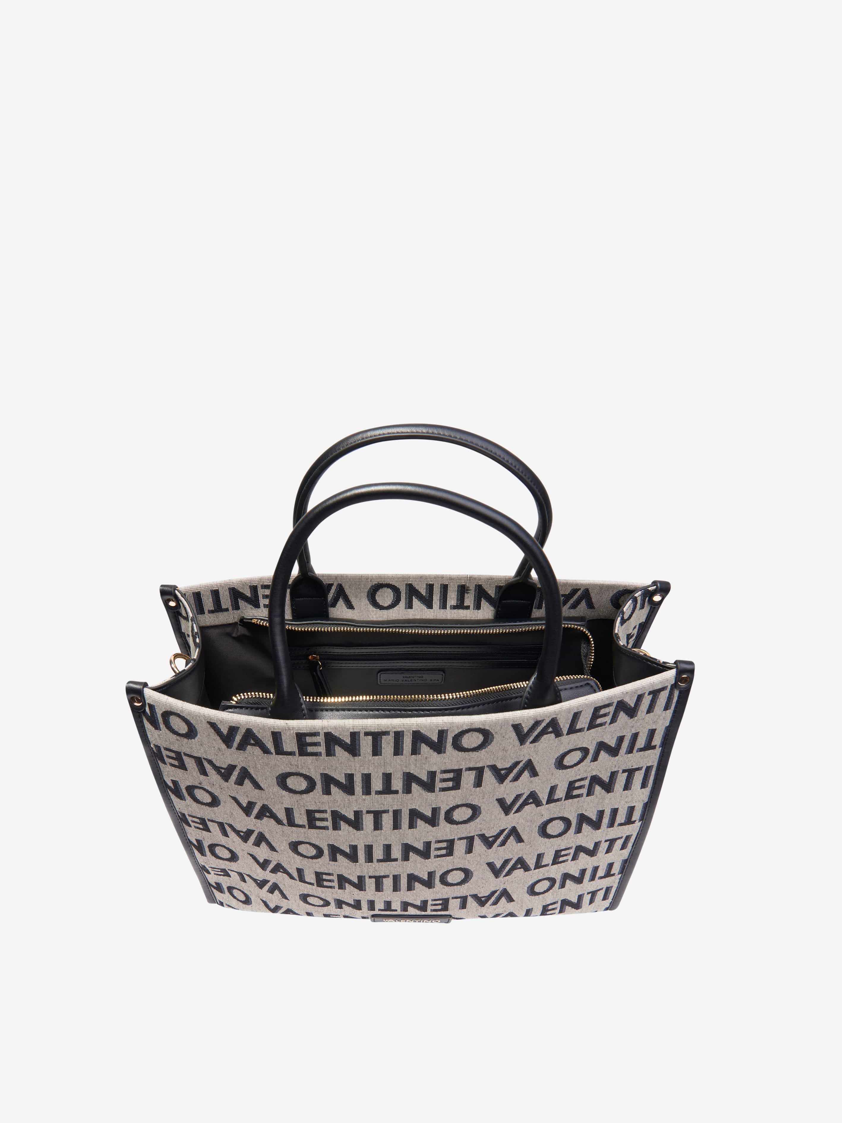 Valentino Girls August Tote Bag in Black