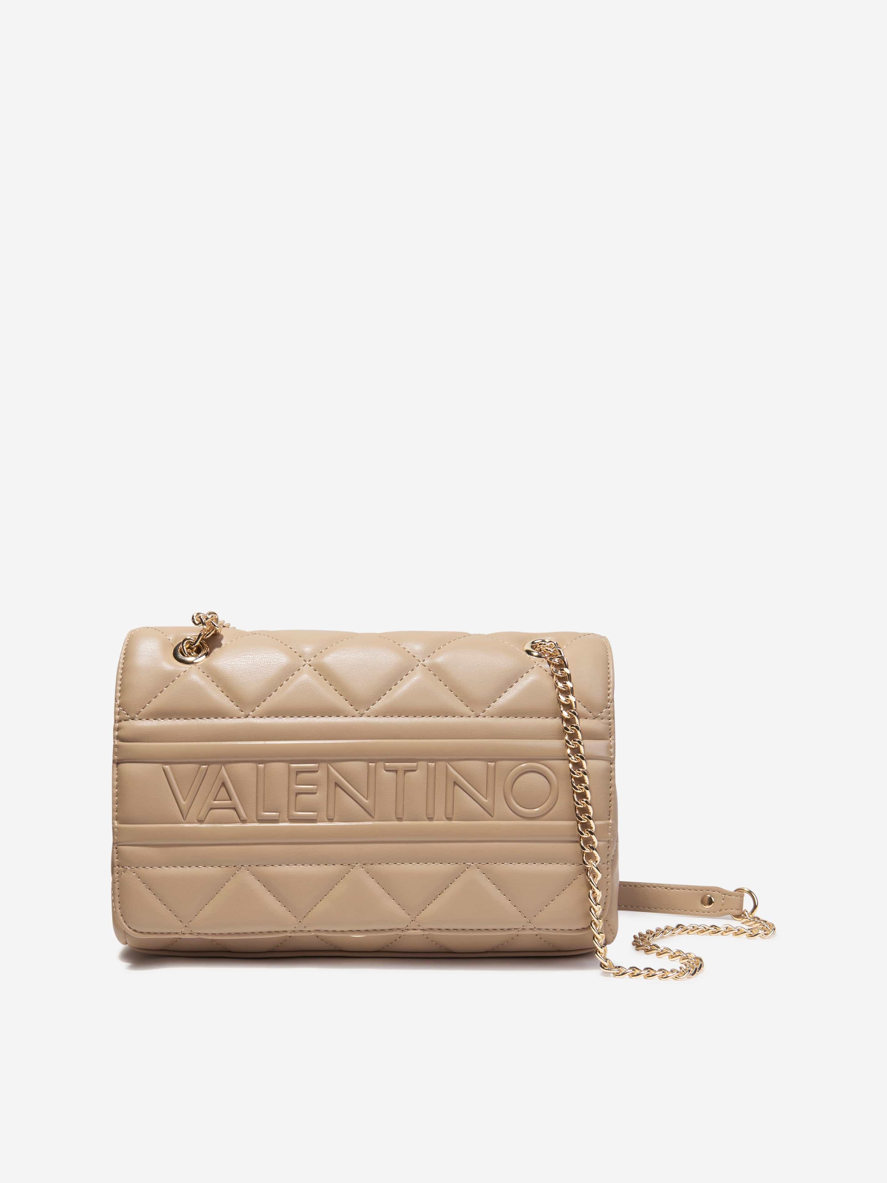 Valentino Girls Ada Flap Bag in Beige