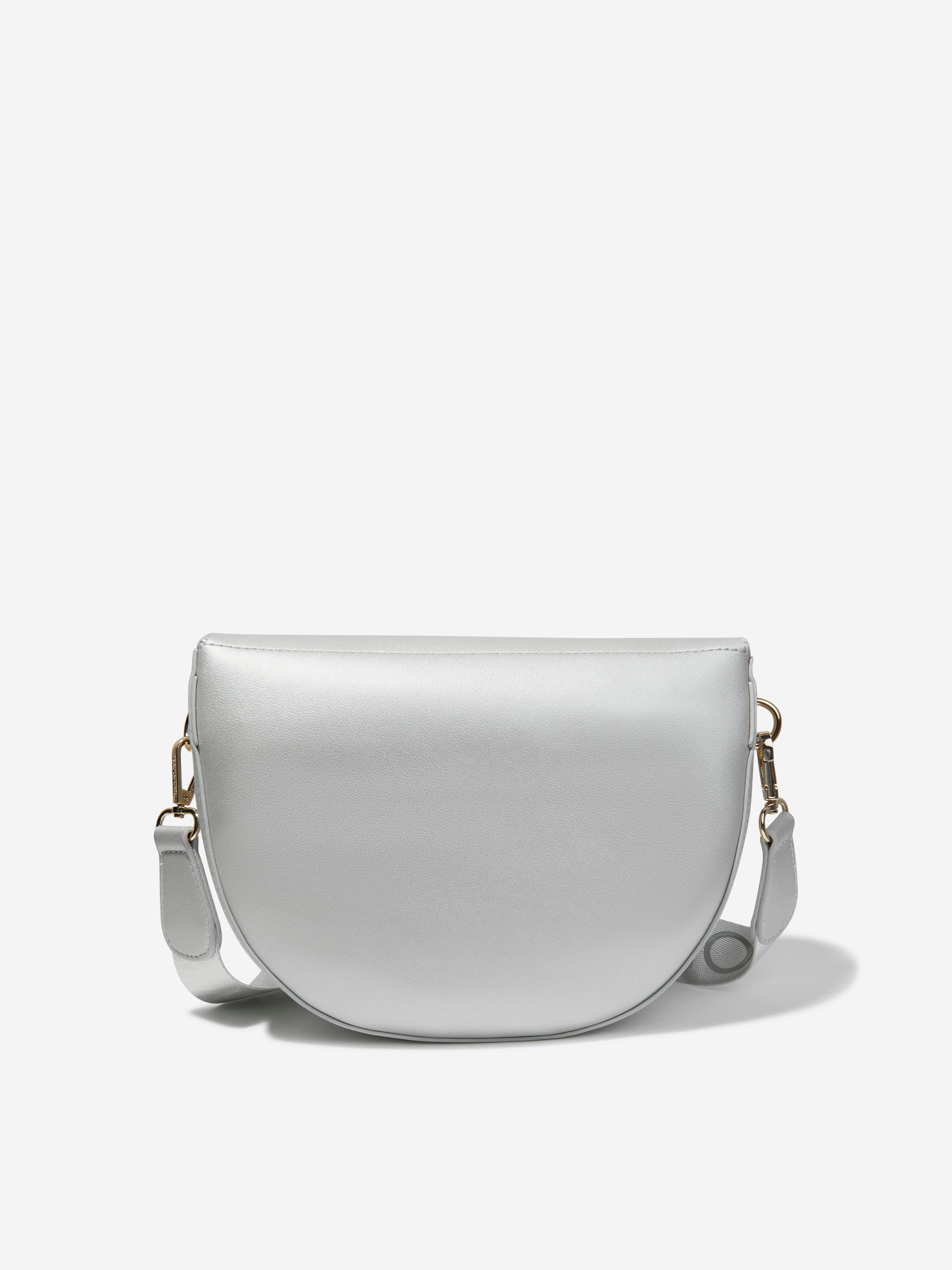 Valentino Girls Bigs Pattina Satchel Bag in Silver