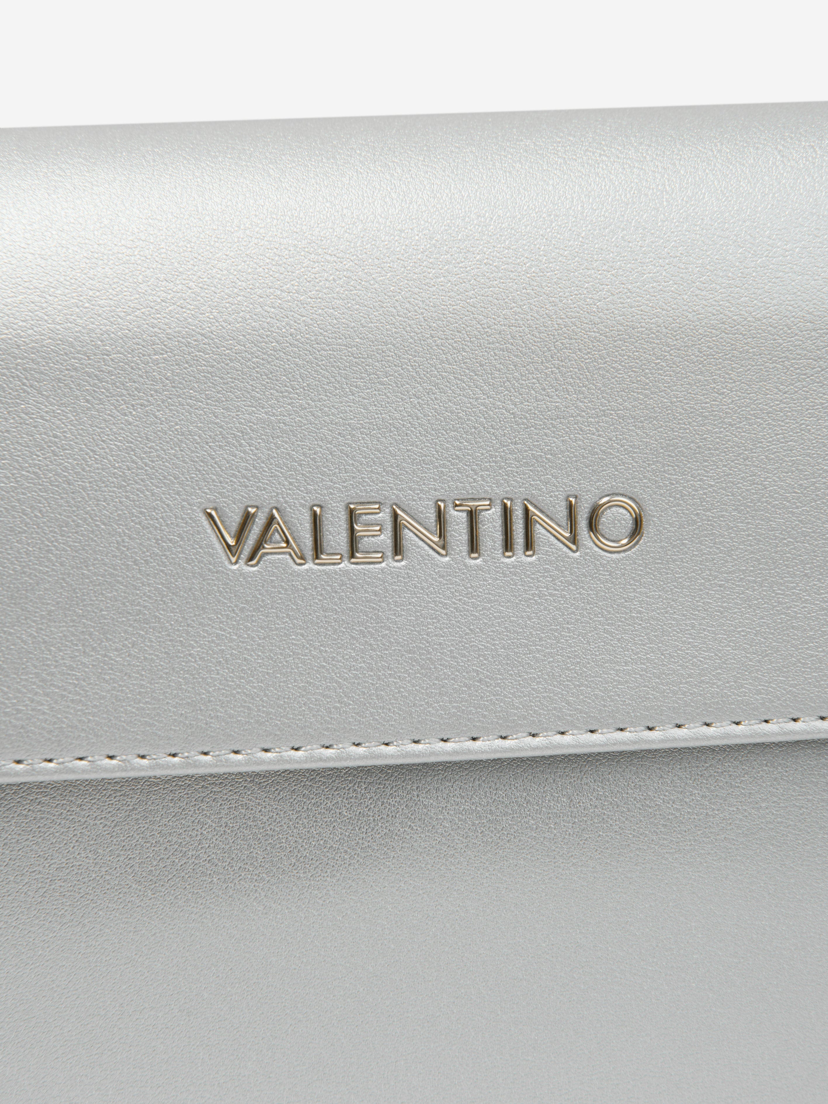 Valentino Girls Bigs Pattina Satchel Bag in Silver