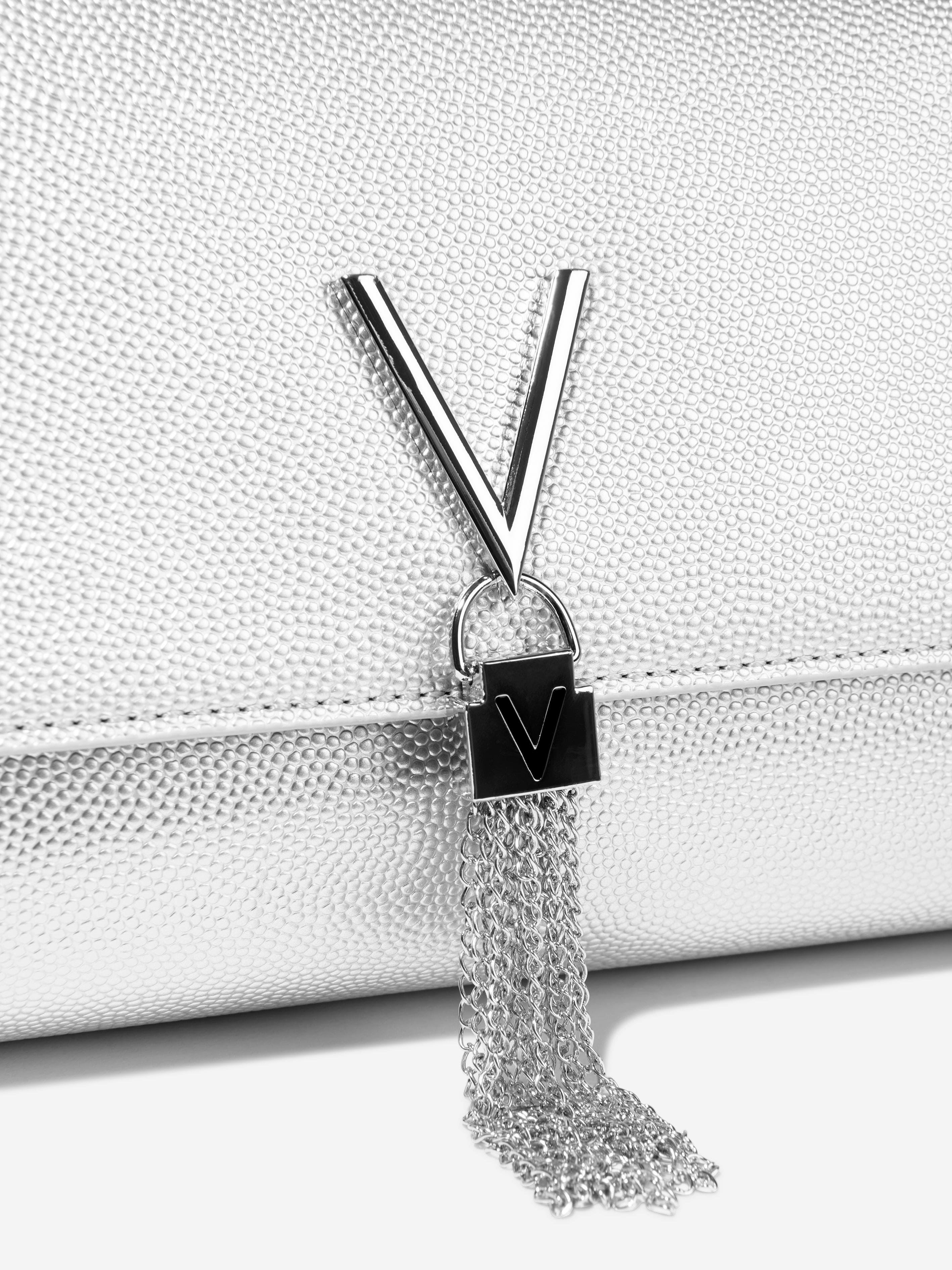 Valentino Girls Divina Pochette Bag in Silver