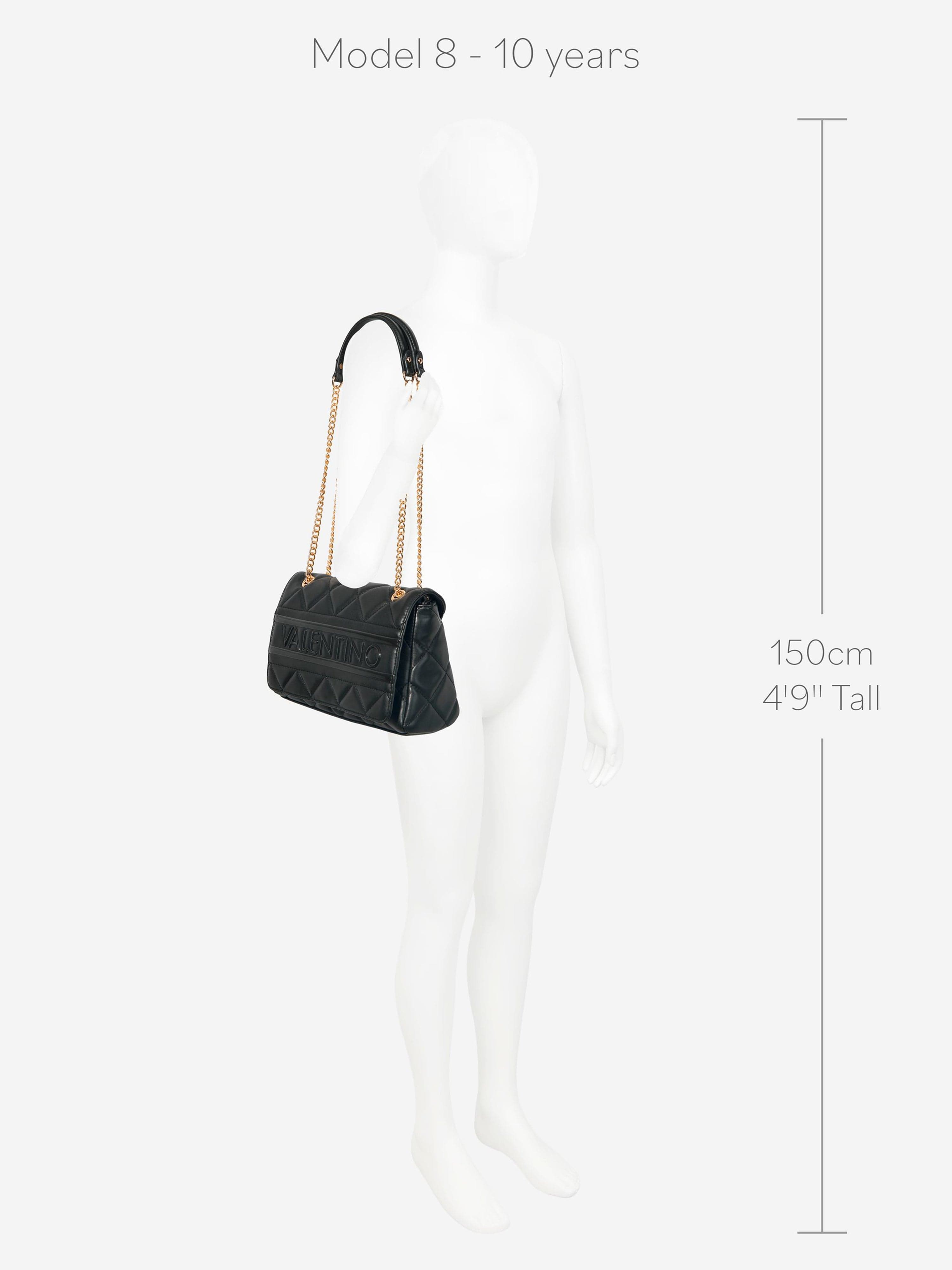 Valentino Girls Ada Flap Bag in Black (W:26.5cm)