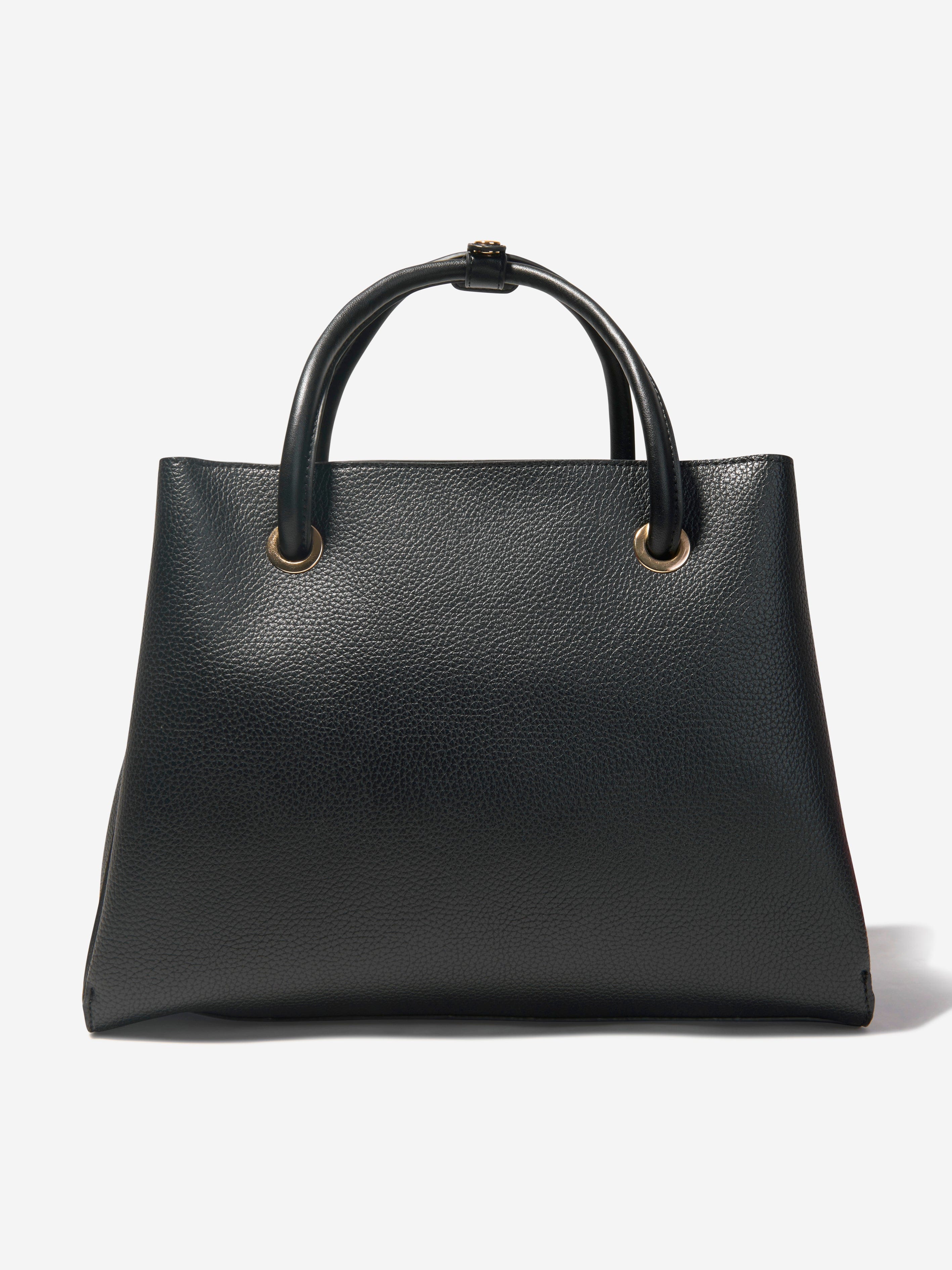 Valentino Girls Alexia Shopping Bag in Black (W:35cm)