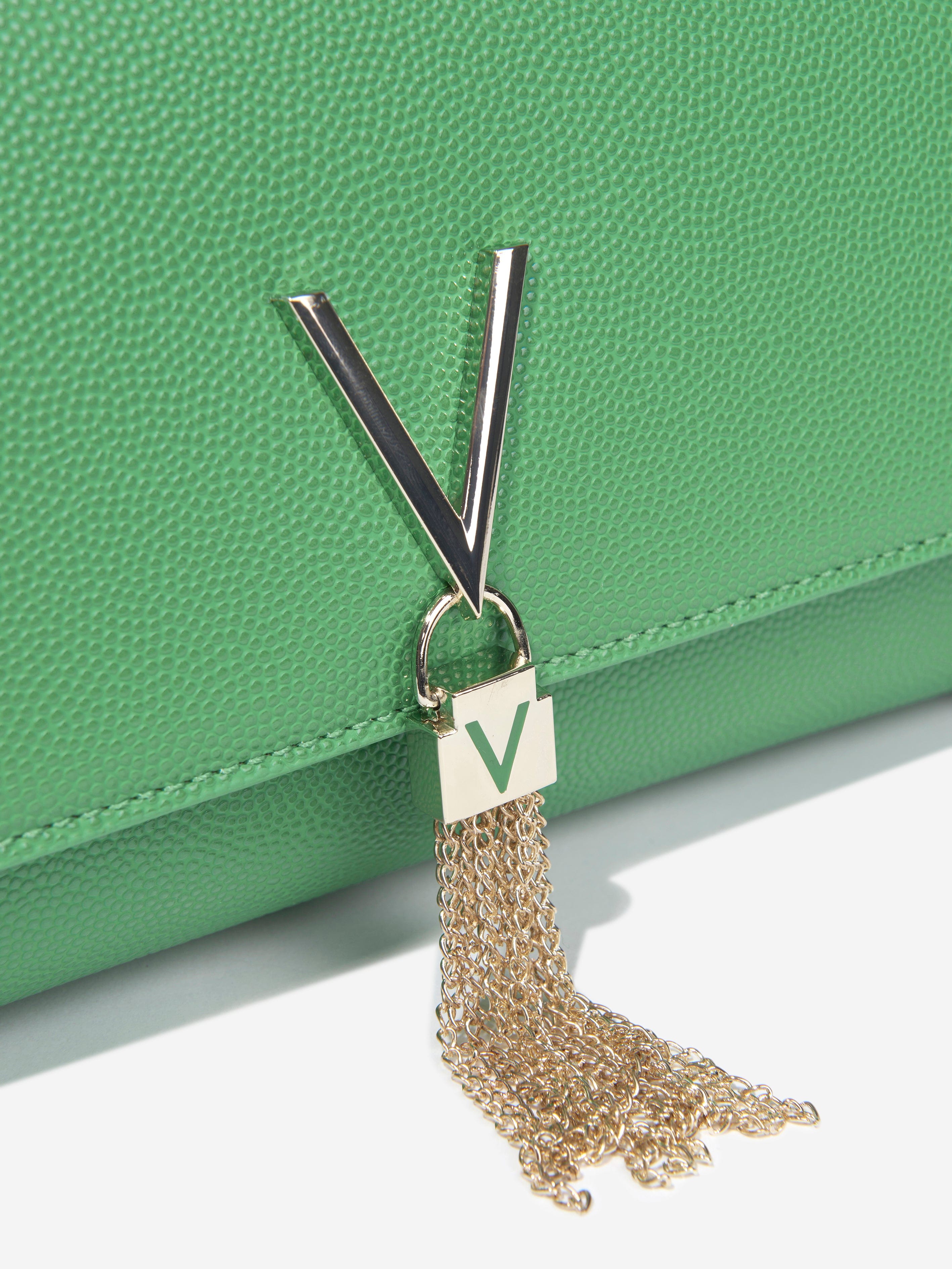 Valentino Girls Divina Pochette Bag in Green