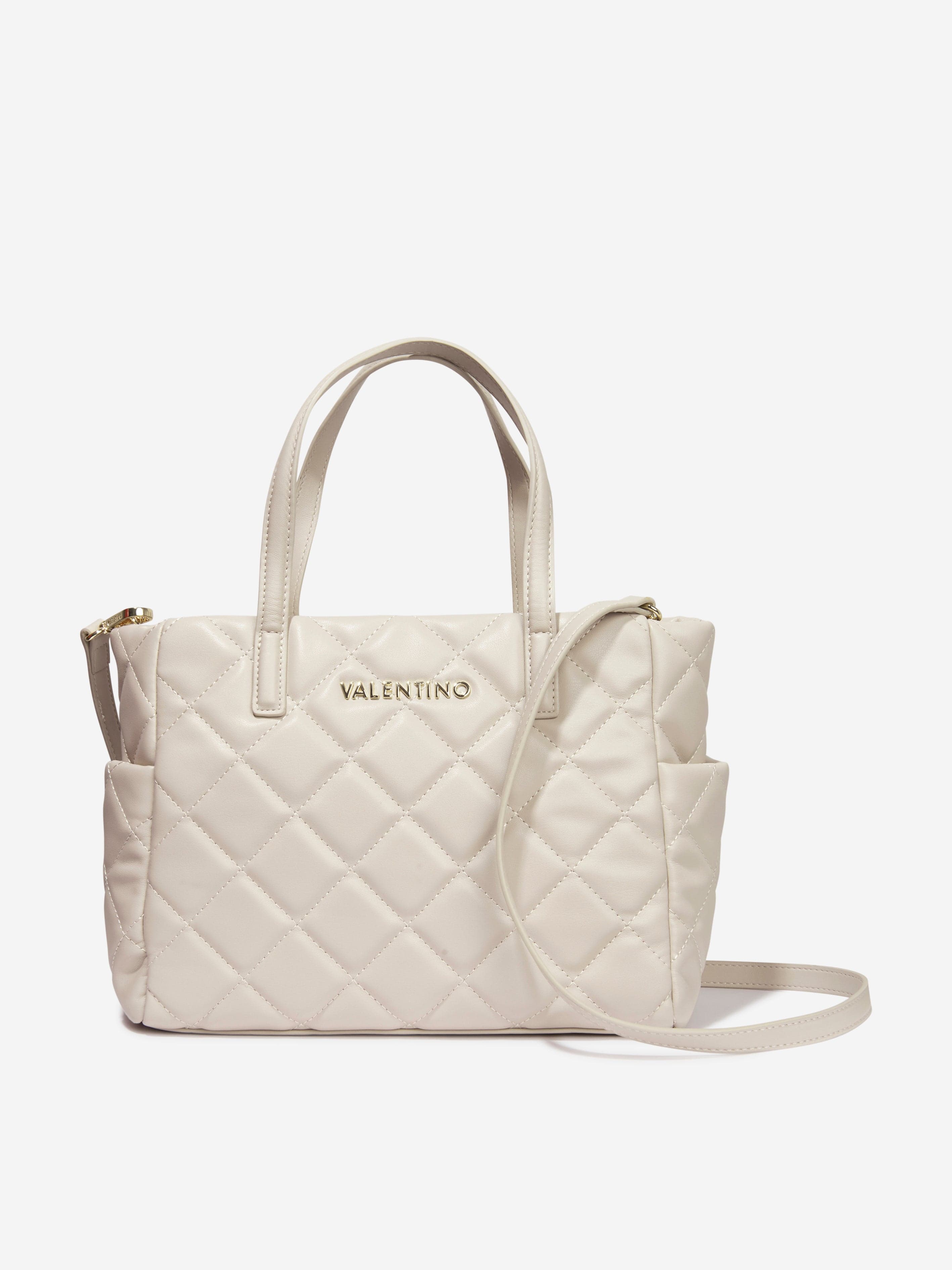 Valentino Girls Ocarina Tote Bag in Cream