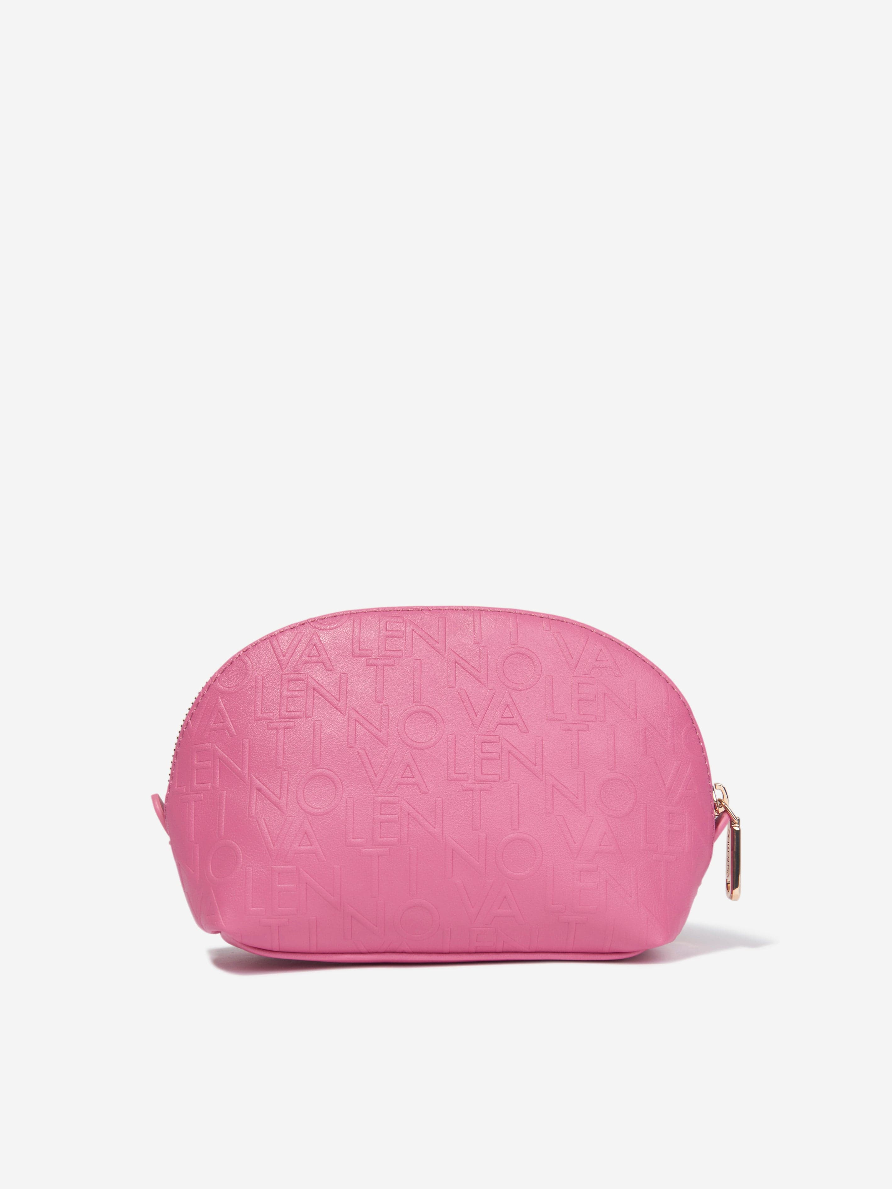 Valentino Girls Soft Cosmetic Case in Coral