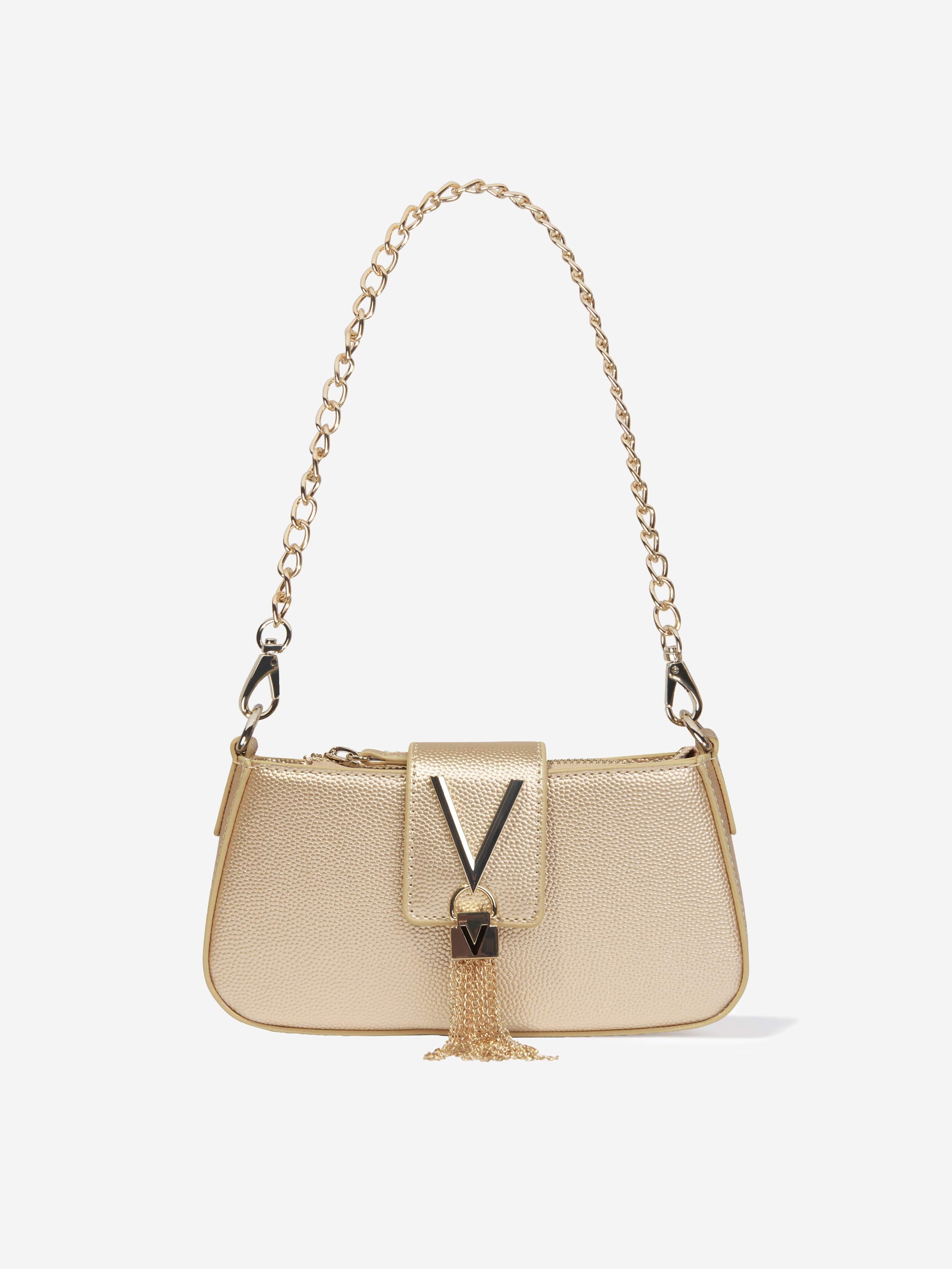 Valentino Girls Divina Baguette Bag in Gold