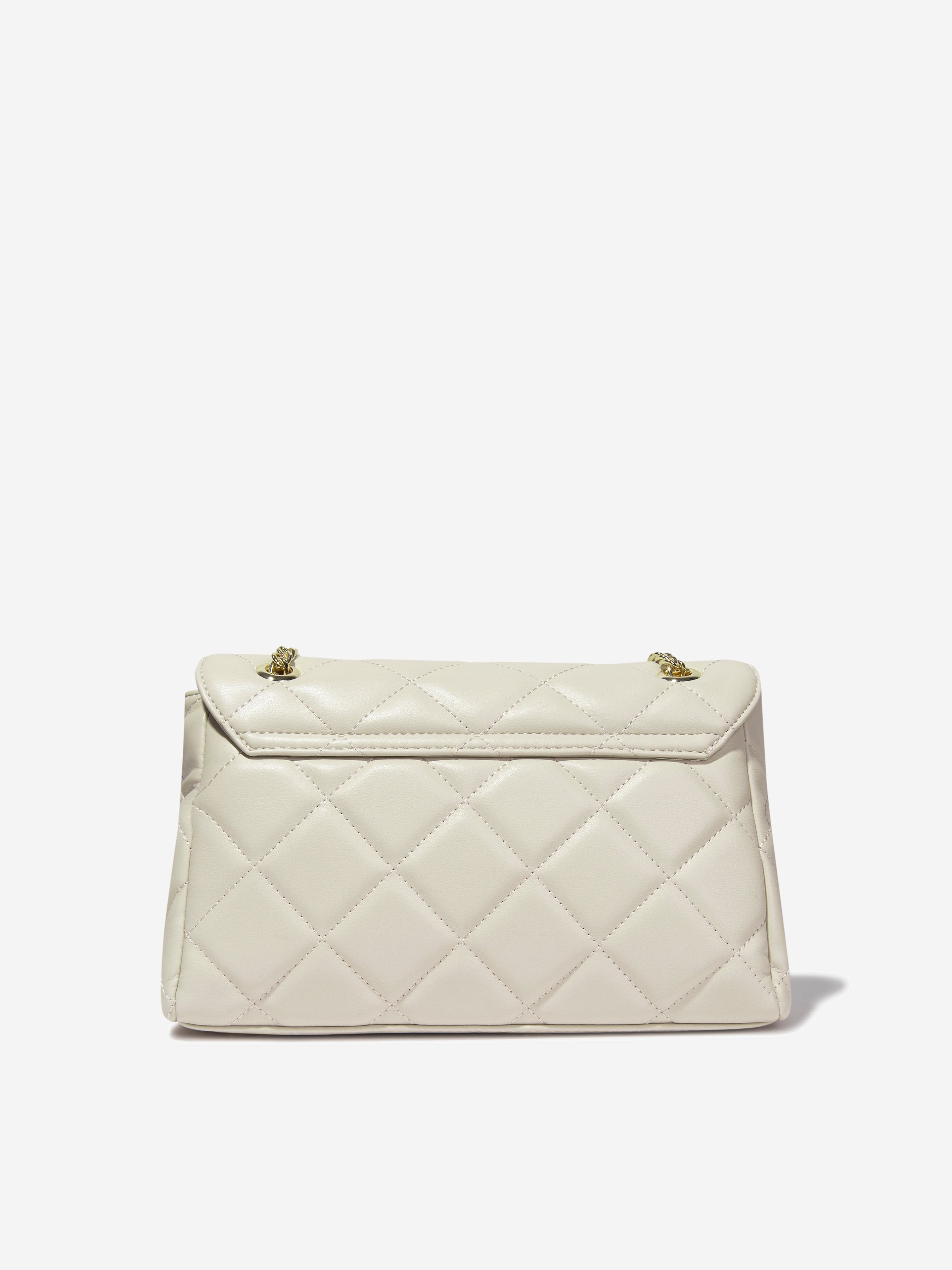 Valentino Girls Ocarina Flap Bag in Cream