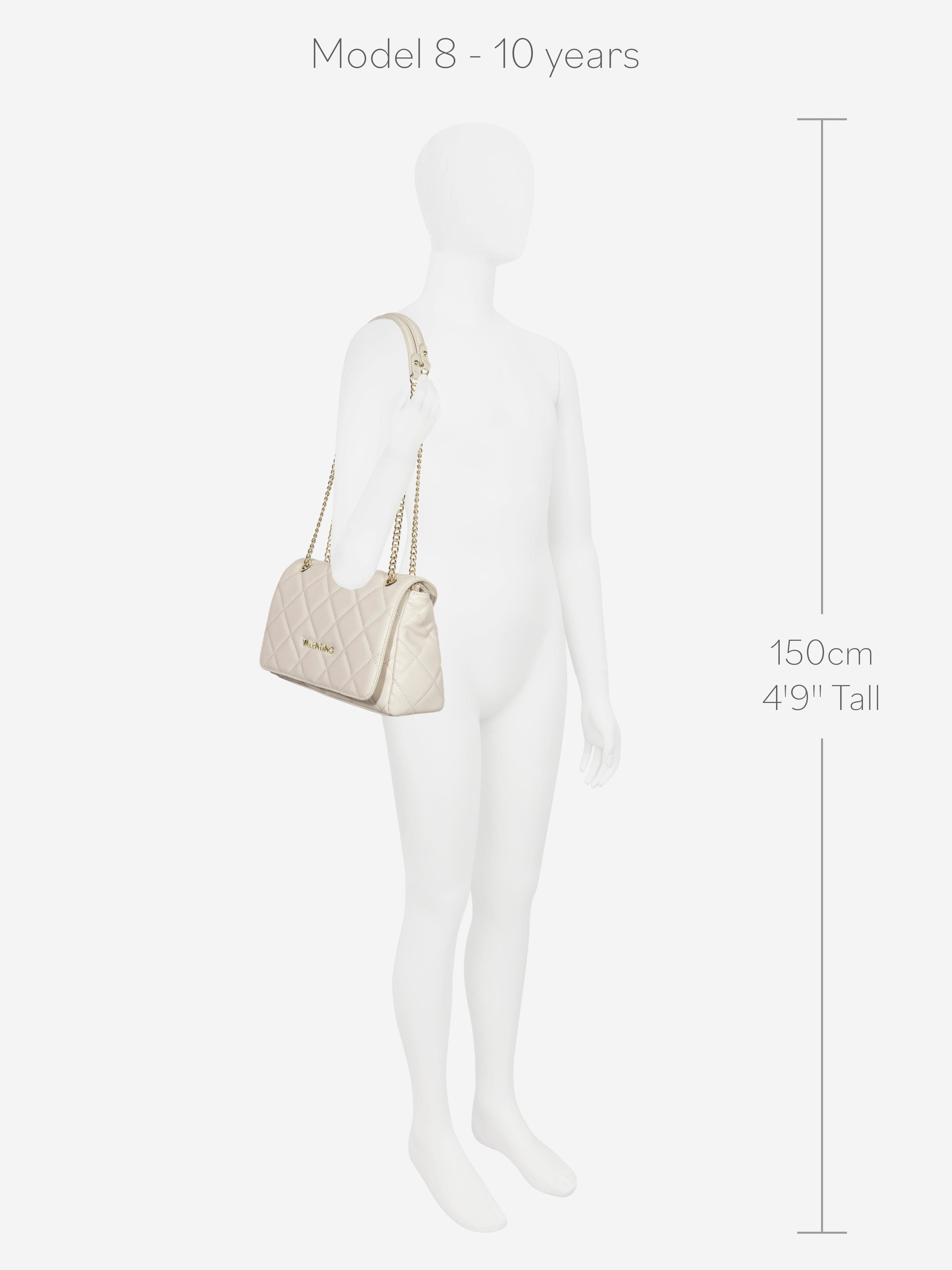 Valentino Girls Ocarina Flap Bag in Cream