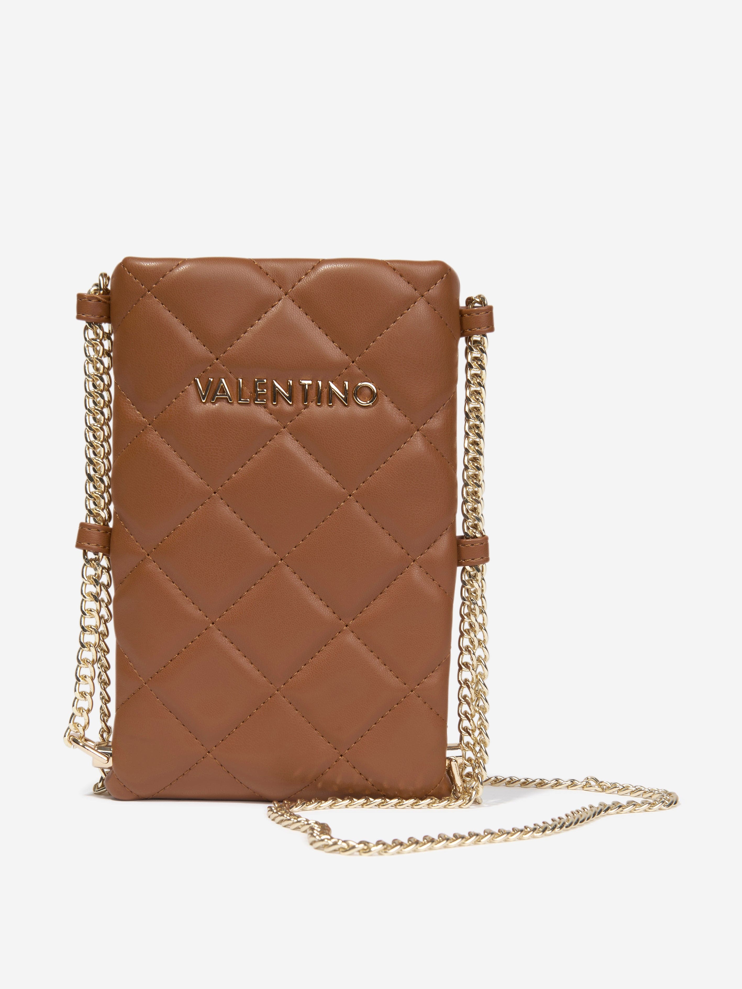 Valentino Girls Ocarina Shoulder Bag in Brown