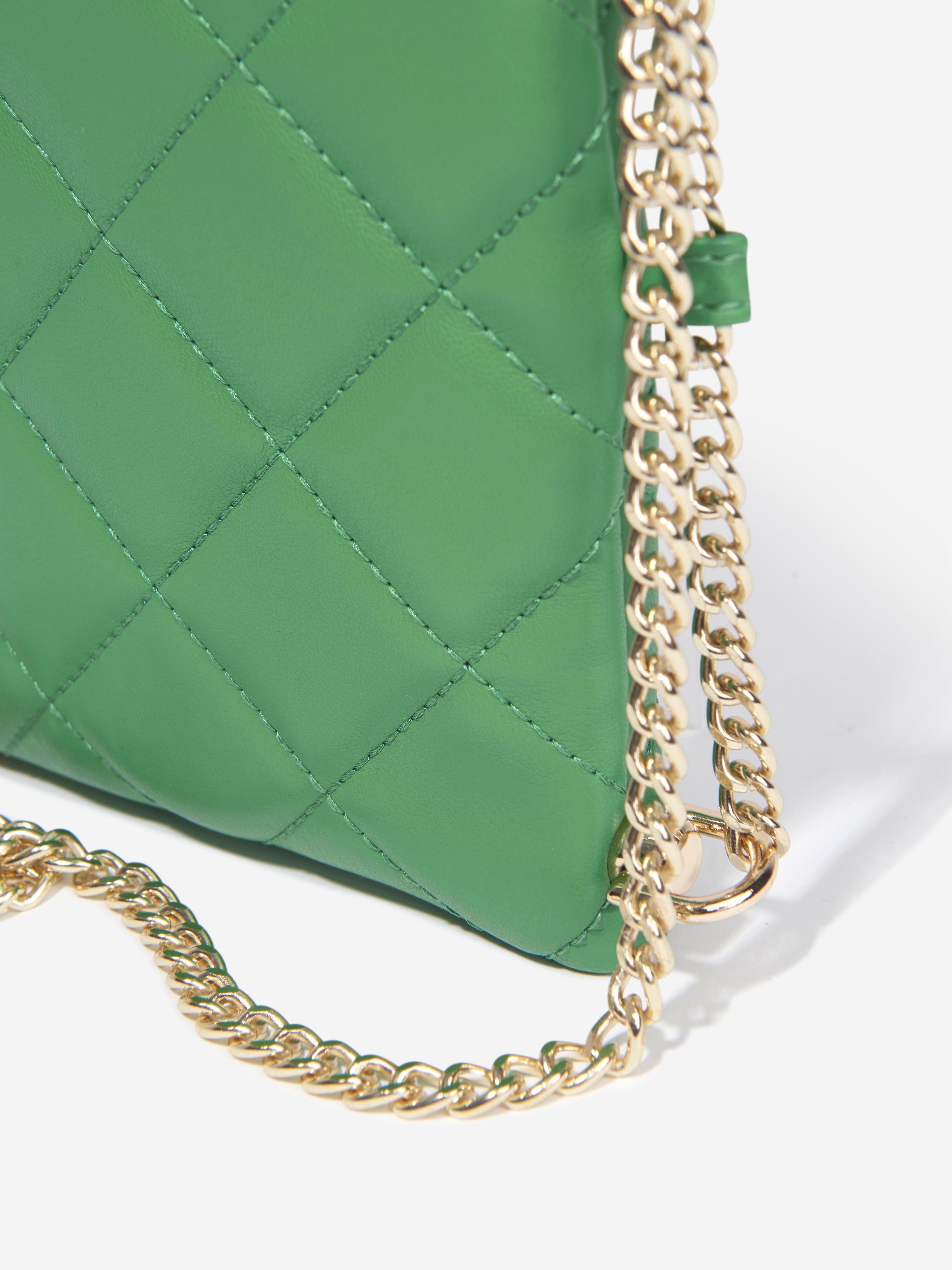 Valentino Girls Ocarina Shoulder Bag in Green