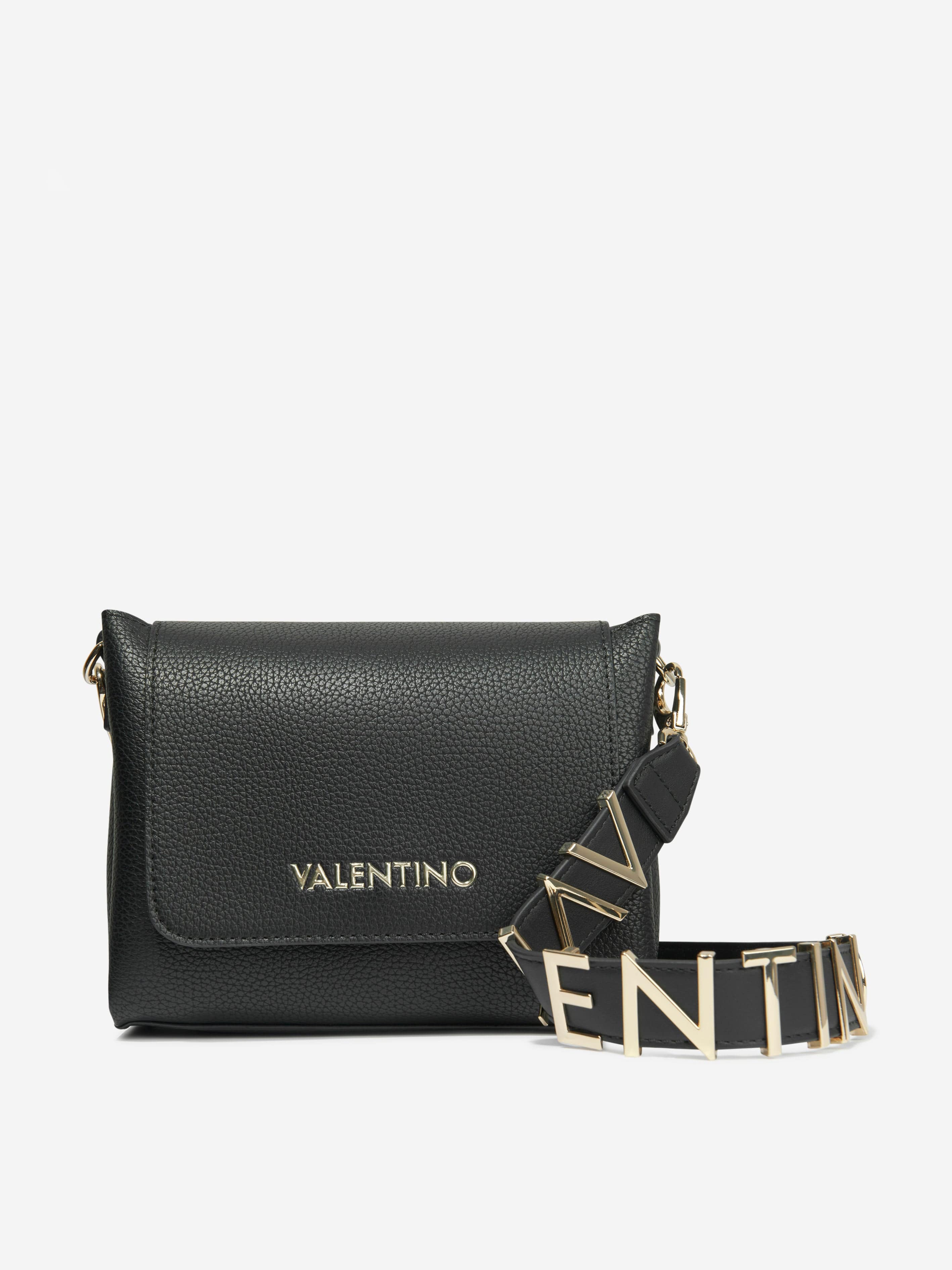 Valentino Girls Alexia Satchel Bag in Black