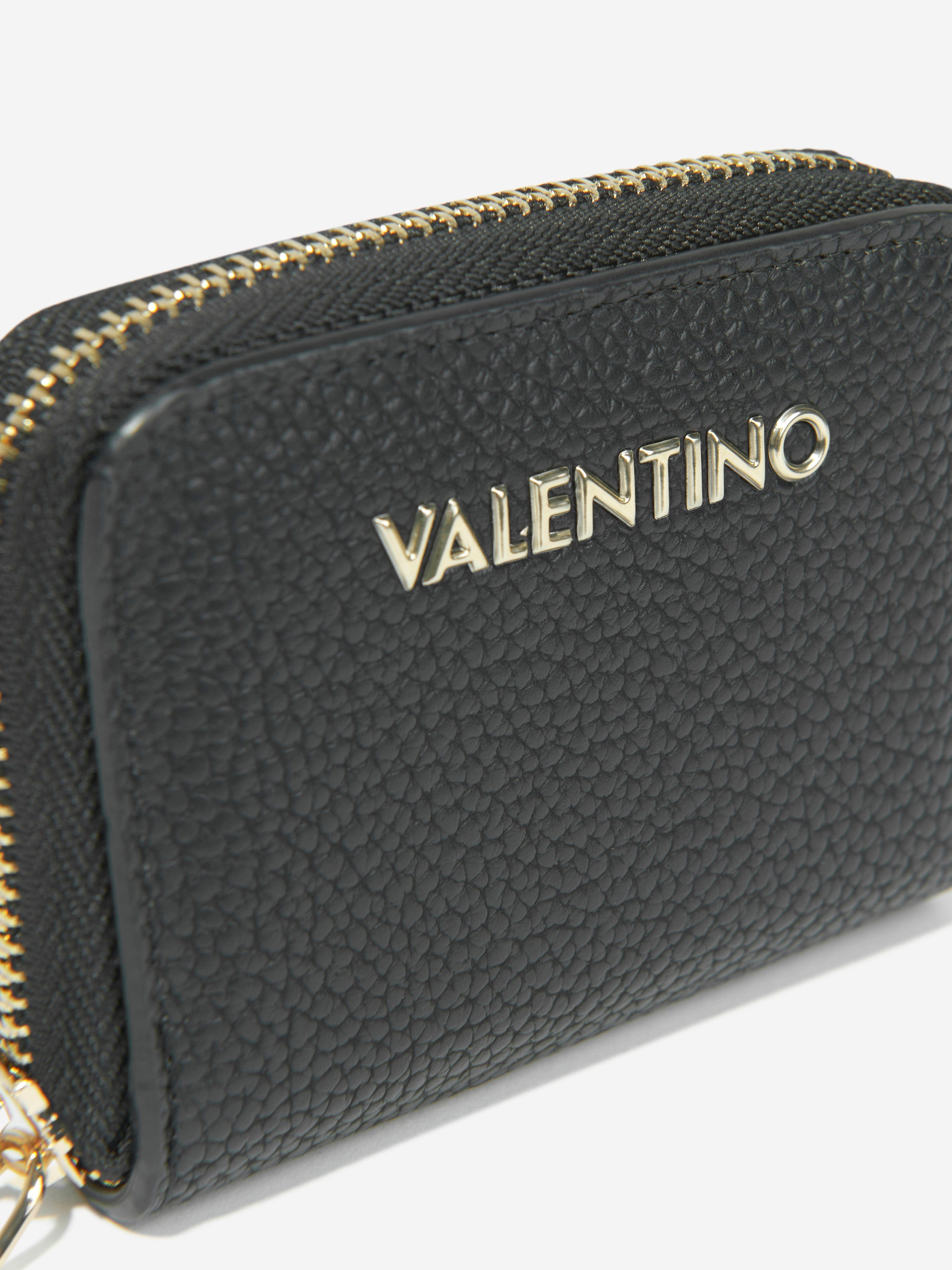 Valentino Girls Zip Around Wallet in Black