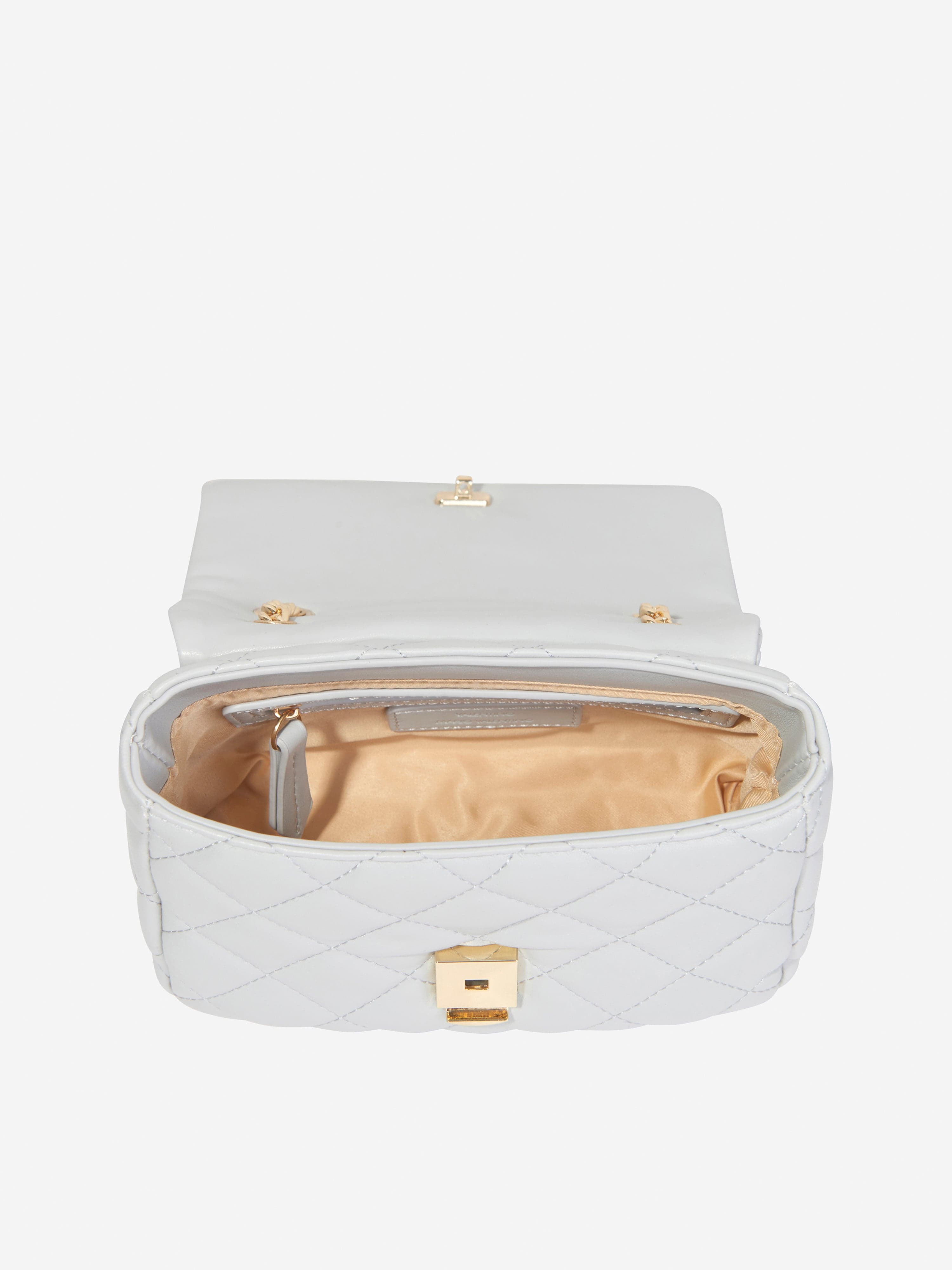 Valentino Girls Ocarina Flap Bag in White (18.5cm)