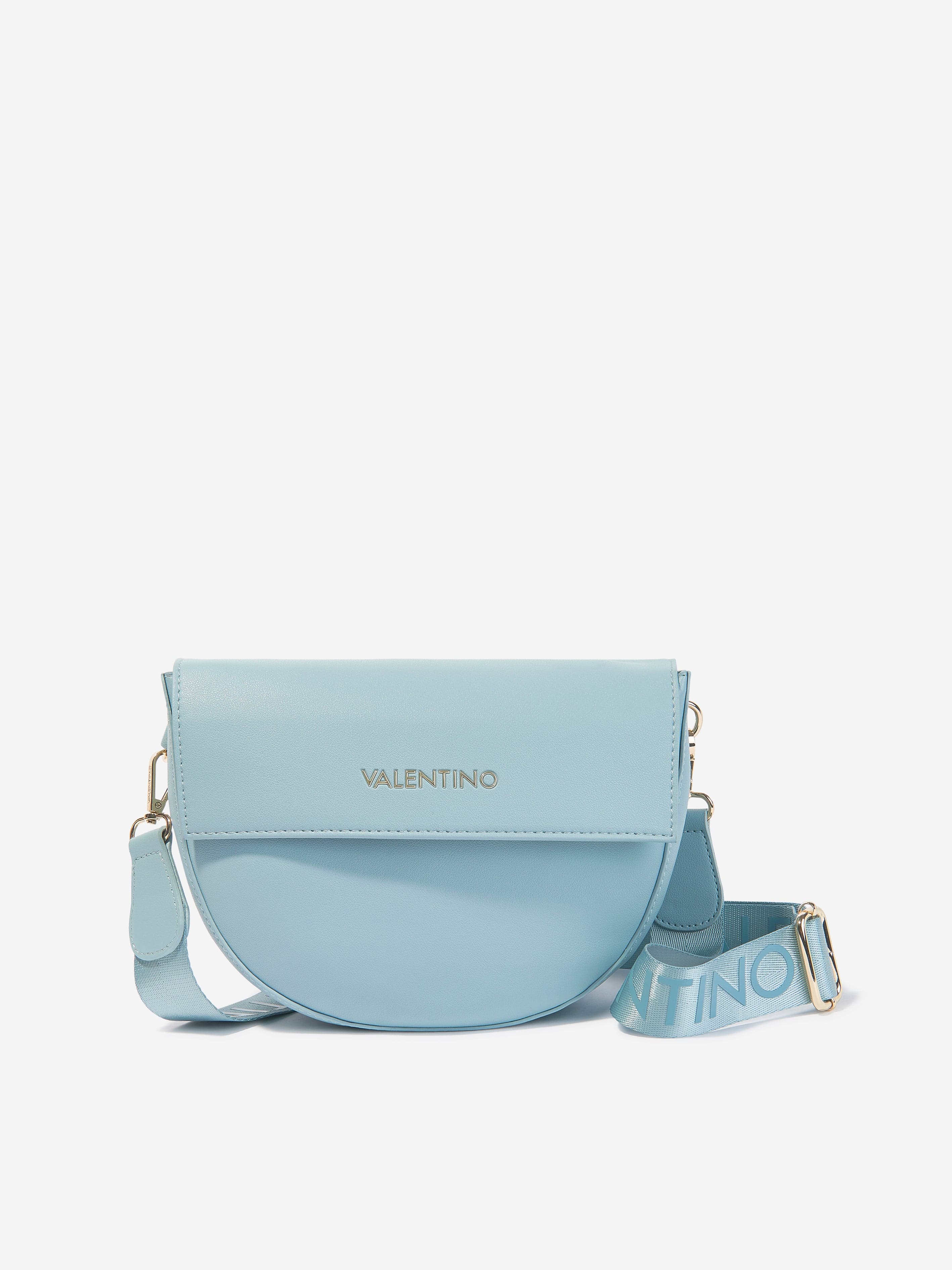 Valentino Girls Bigs Flap Crossbody Bag in Blue (31.9cm)