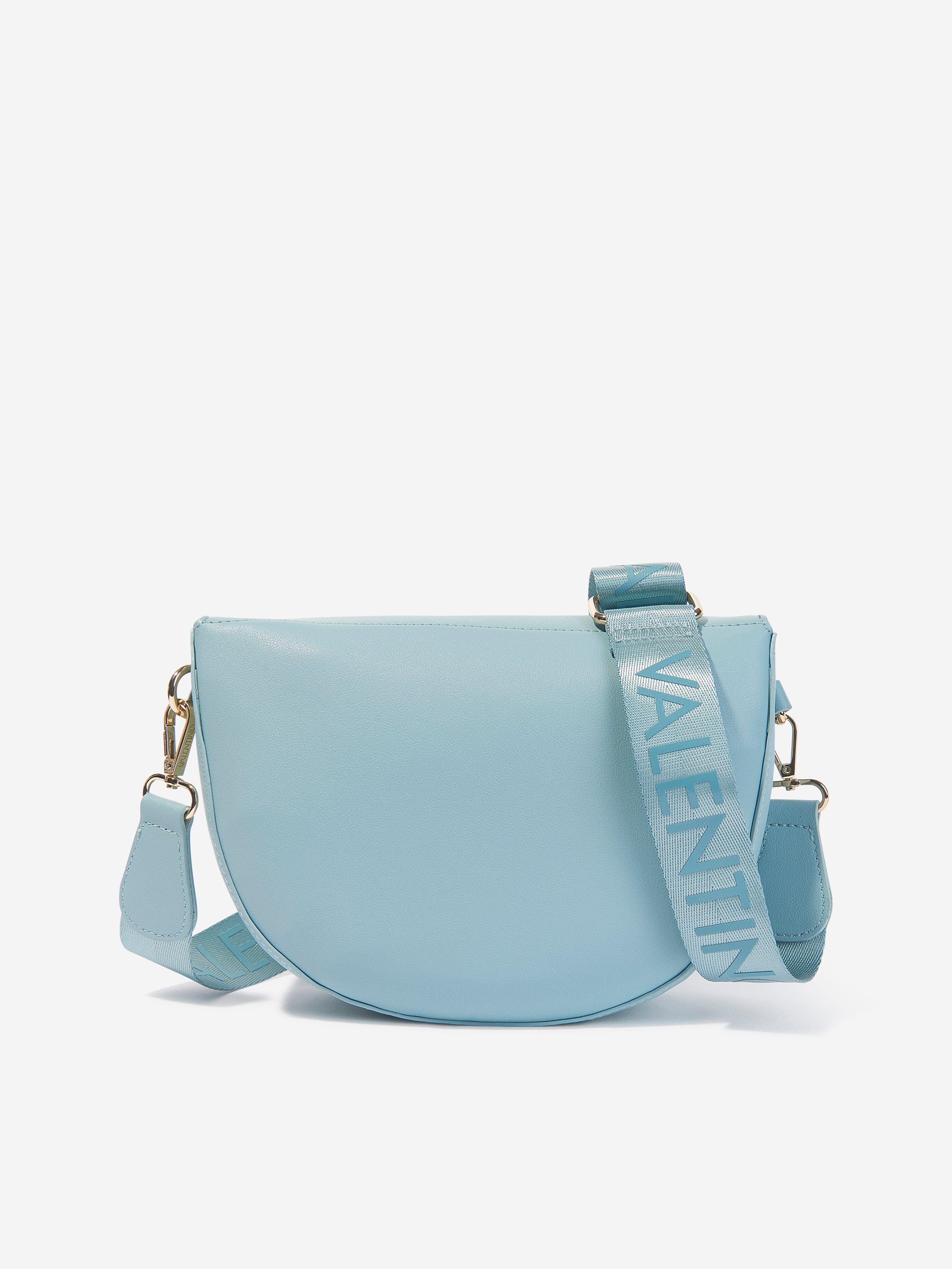 Valentino Girls Bigs Flap Crossbody Bag in Blue (31.9cm)