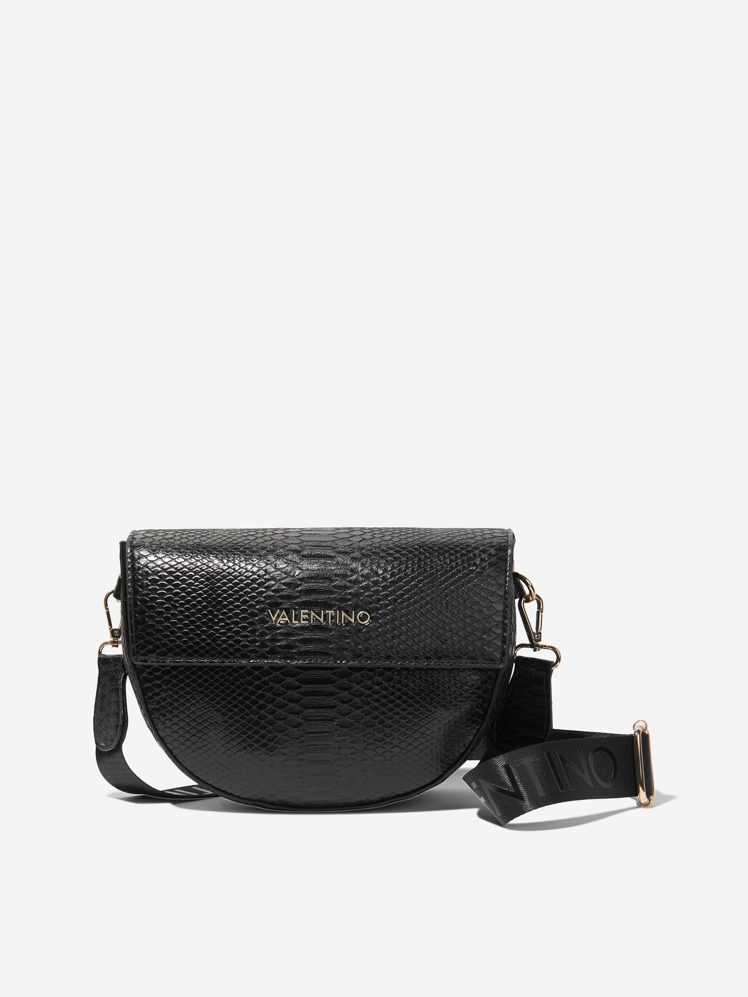 Valentino Girls Bigs Flap Crossbody Bag in Black (31.9cm)