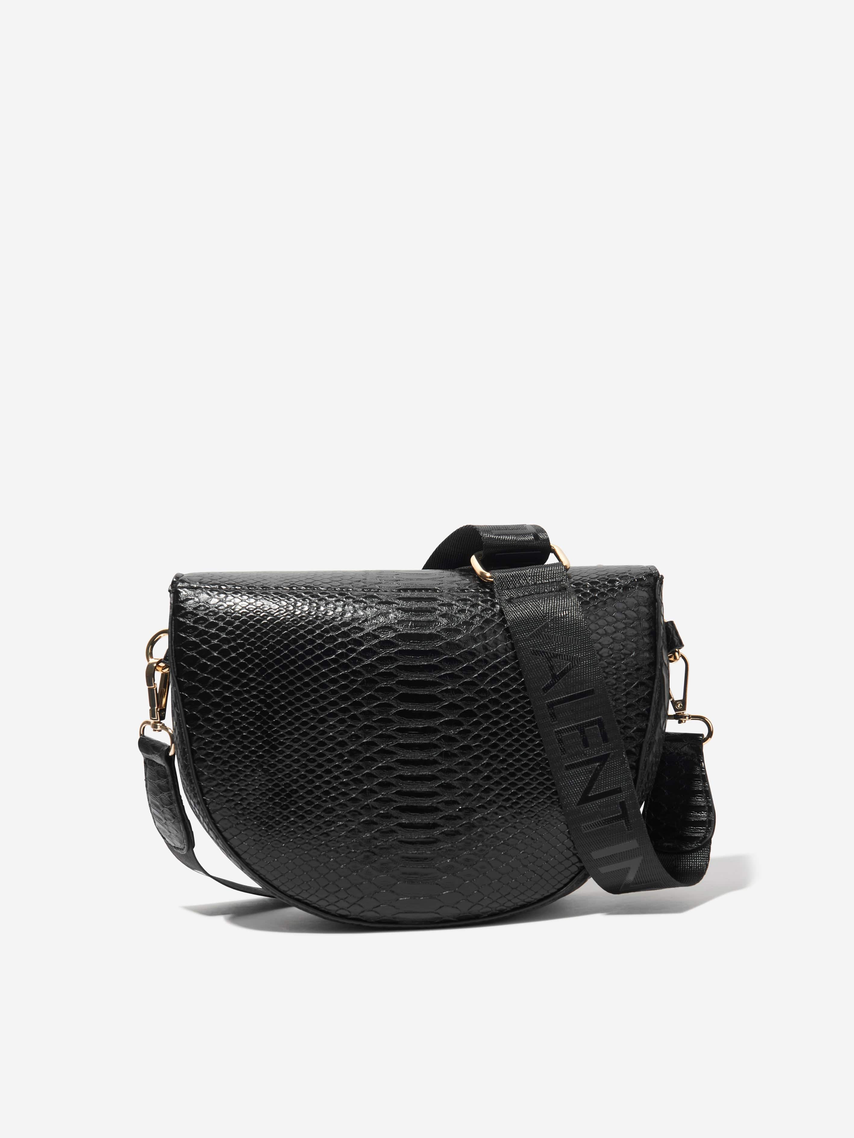 Valentino Girls Bigs Flap Crossbody Bag in Black (31.9cm)