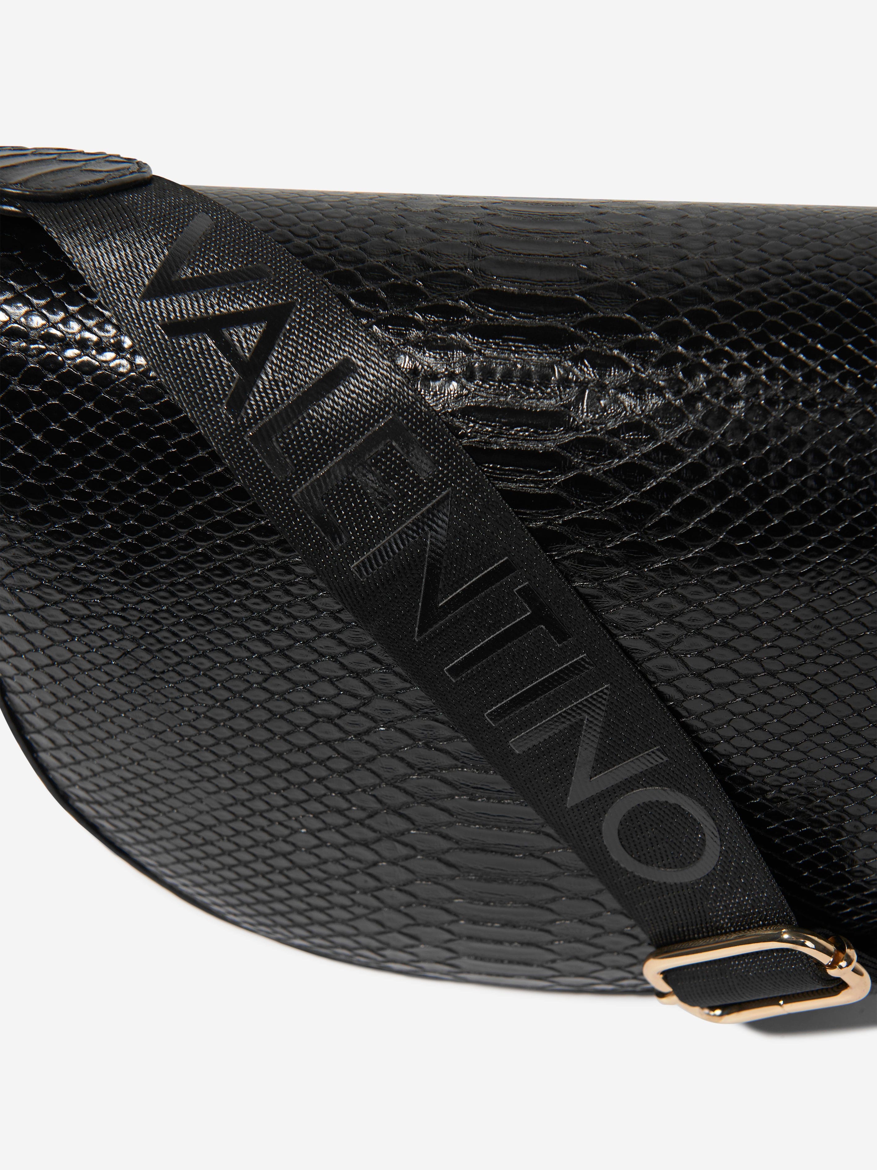 Valentino Girls Bigs Flap Crossbody Bag in Black (31.9cm)