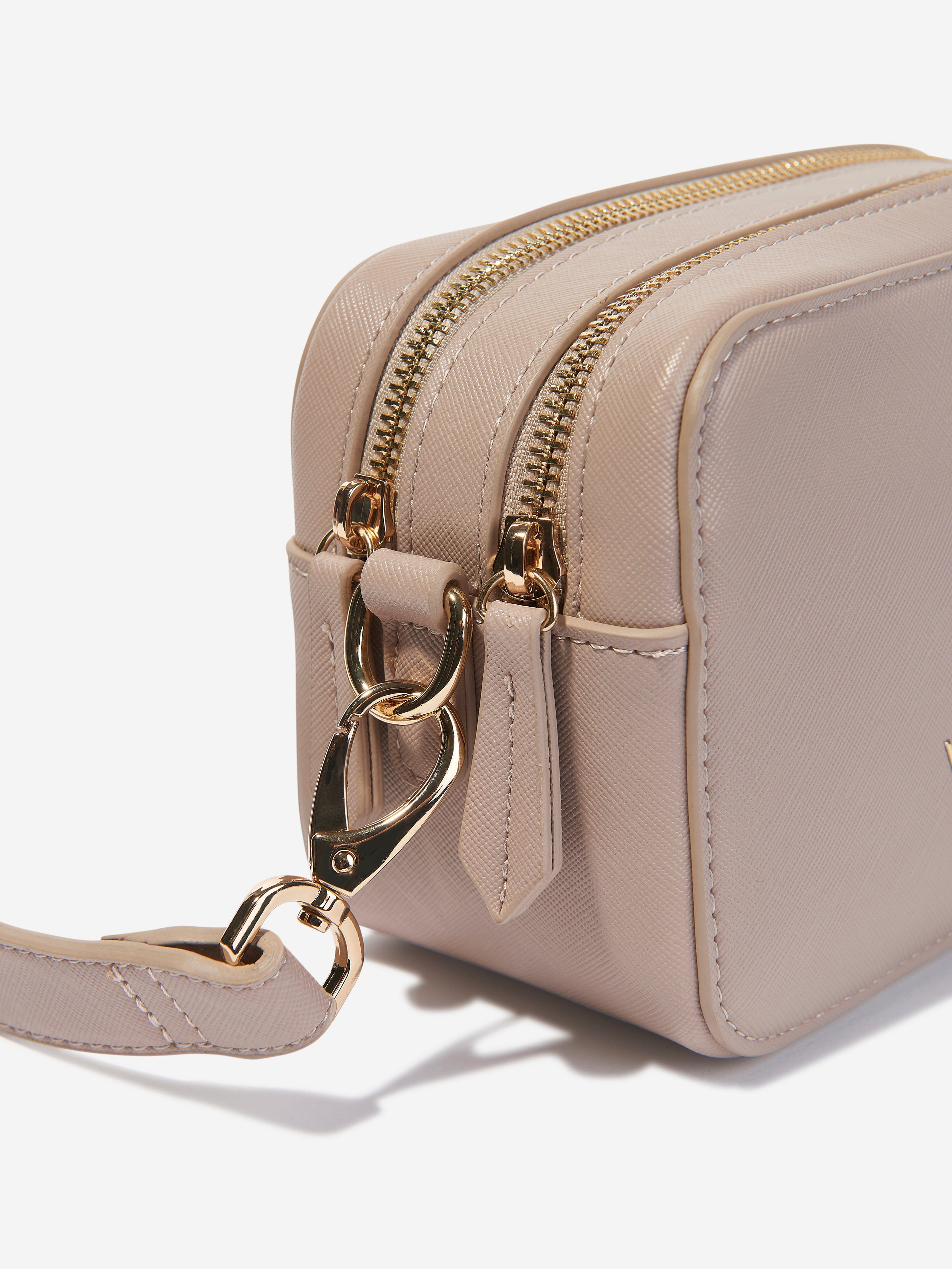 Valentino Girls Zero Re Crossbody Bag in Beige (18cm)