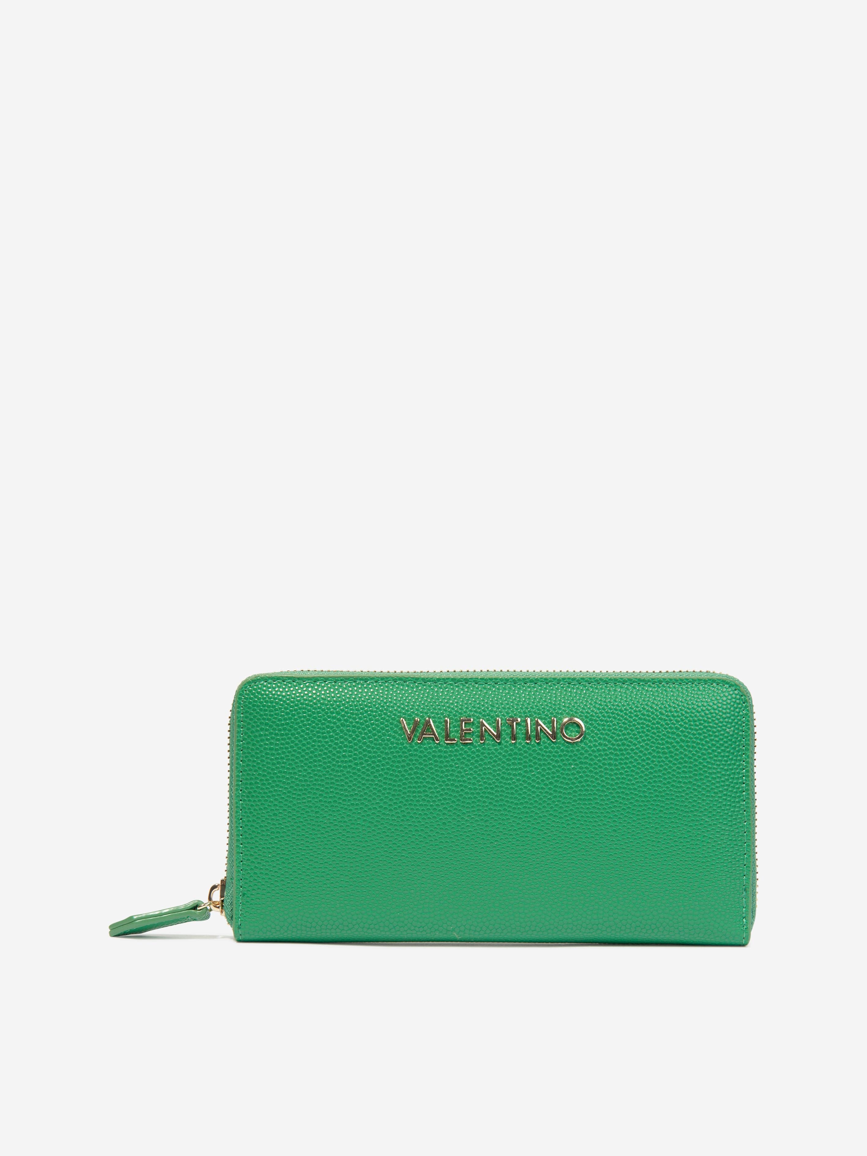 Valentino Girls Divina Zip Around Wallet in Green (18.9cm)