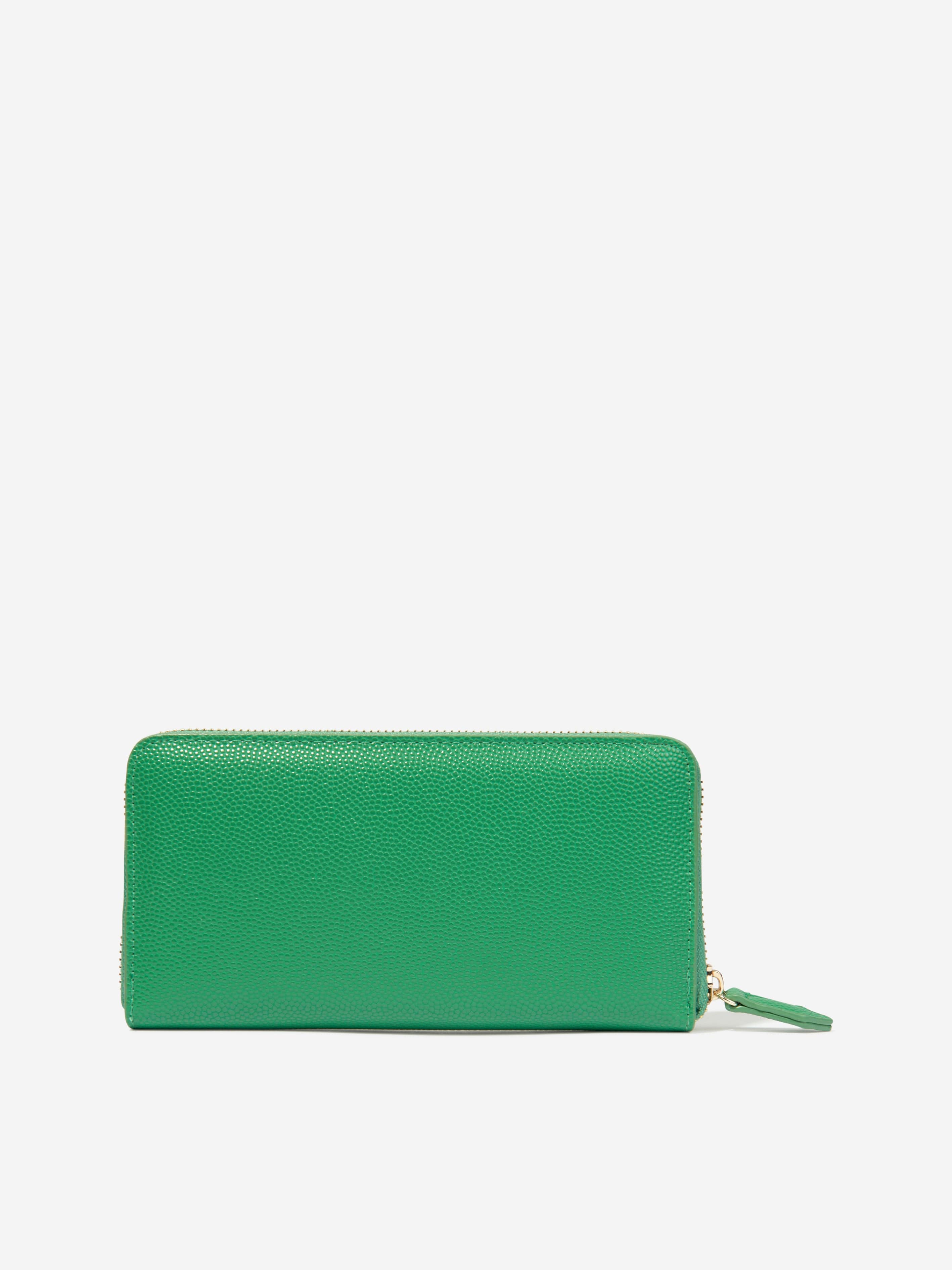 Valentino Girls Divina Zip Around Wallet in Green (18.9cm)