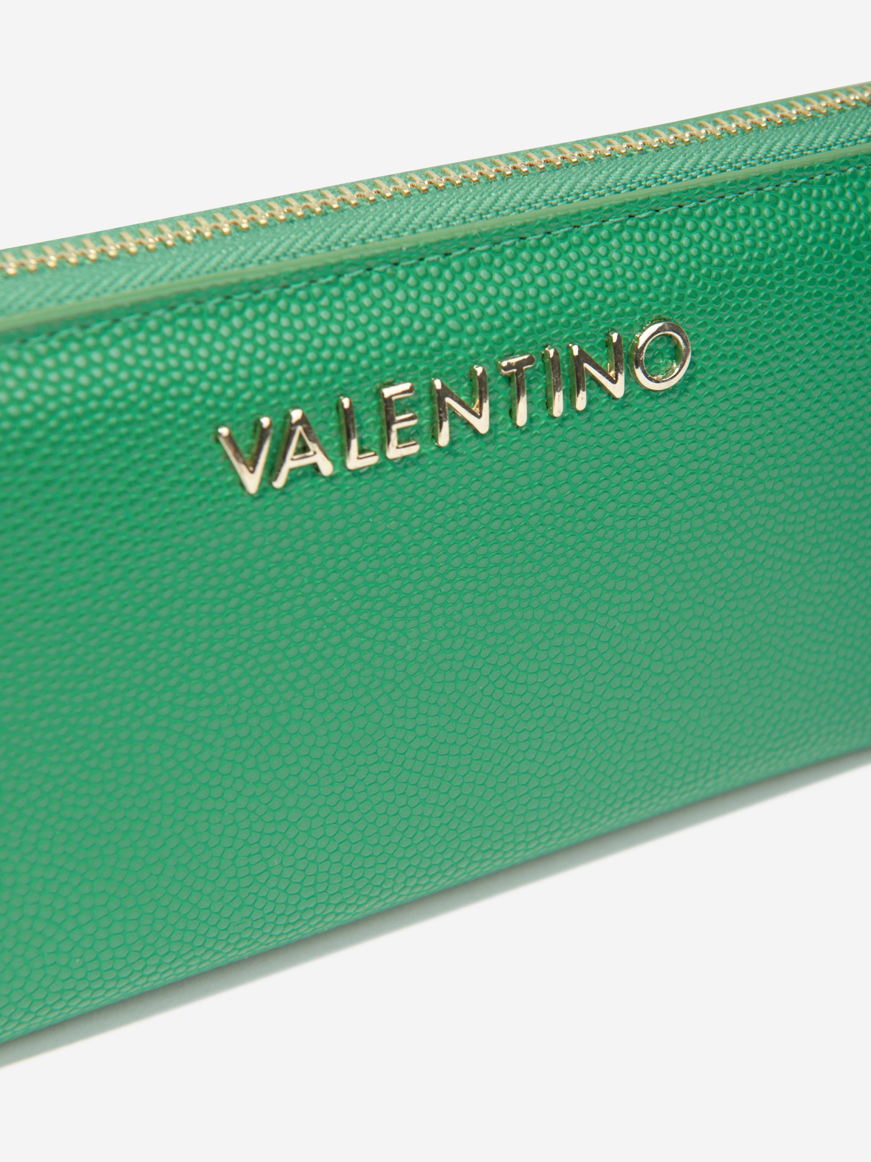 Valentino Girls Divina Zip Around Wallet in Green (18.9cm)