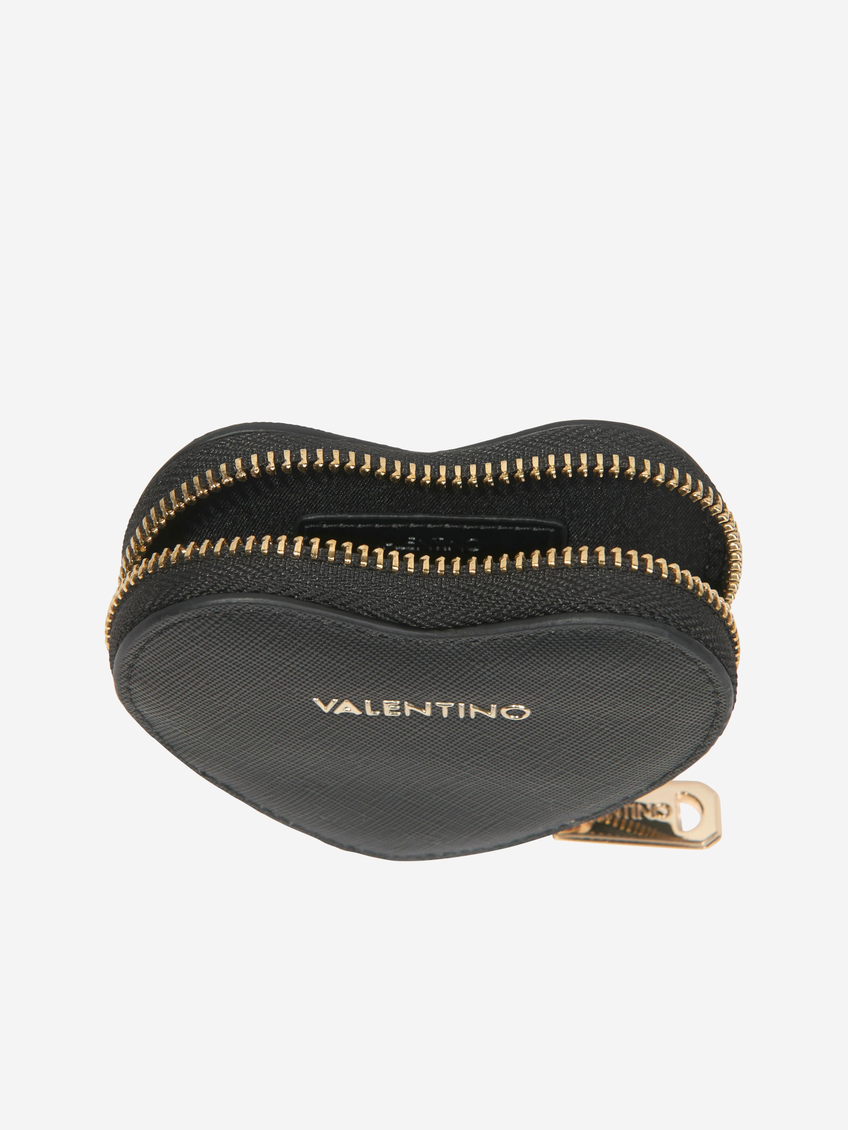 Valentino Girls Catalunya Heart Purse in Black (10cm)