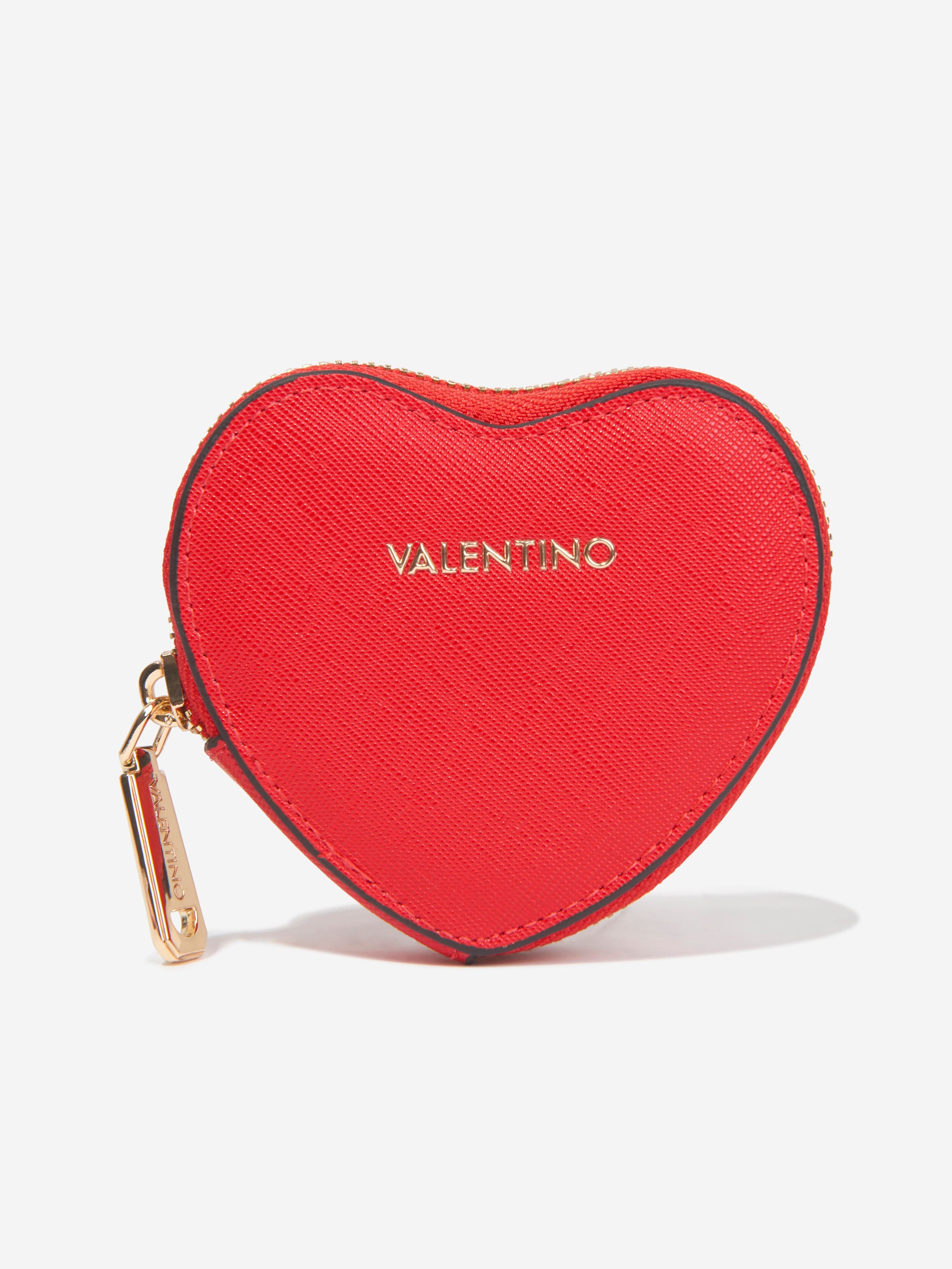 Valentino Girls Catalunya Heart Purse in Red (10cm)