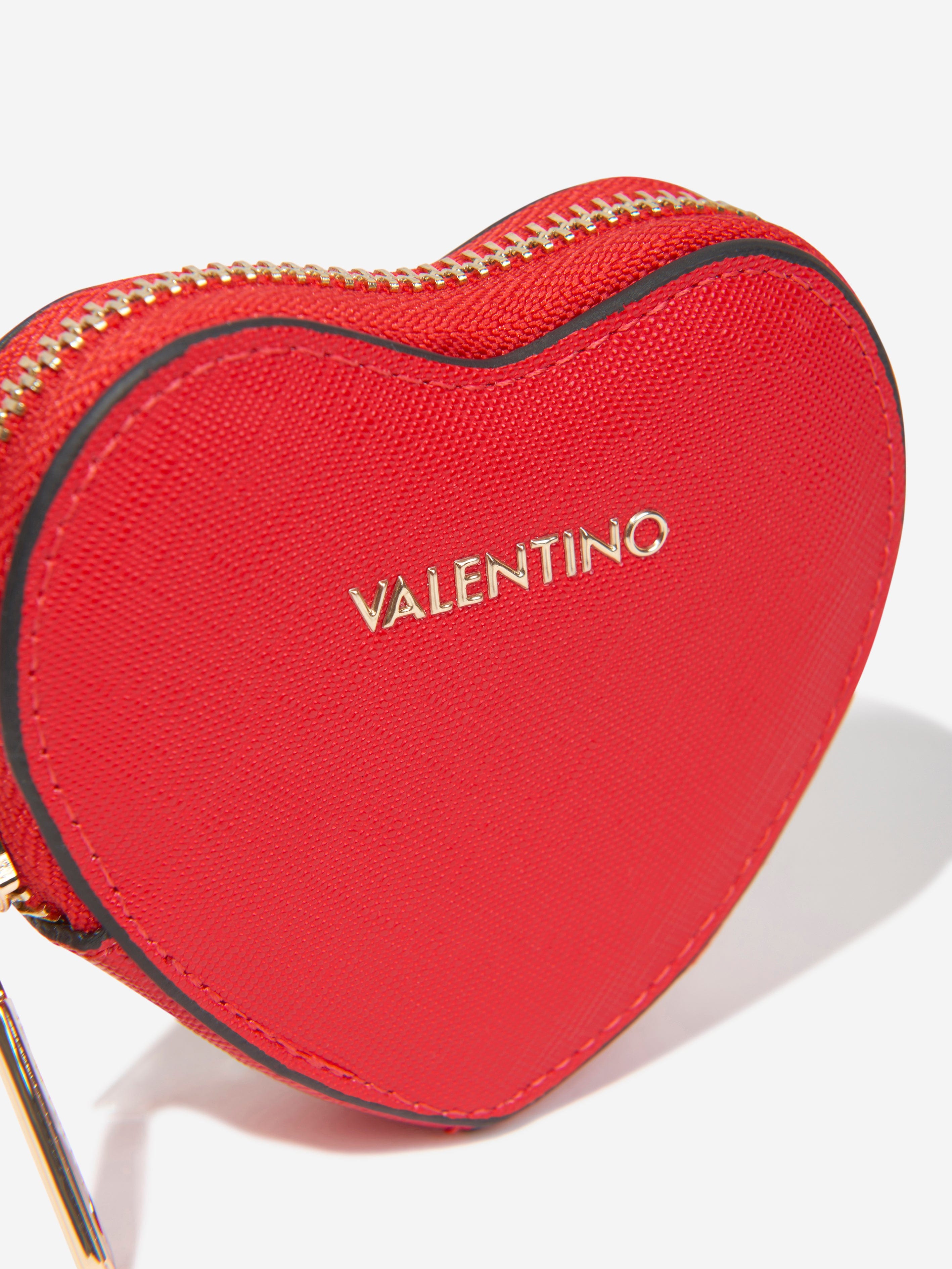 Valentino Girls Catalunya Heart Purse in Red (10cm)