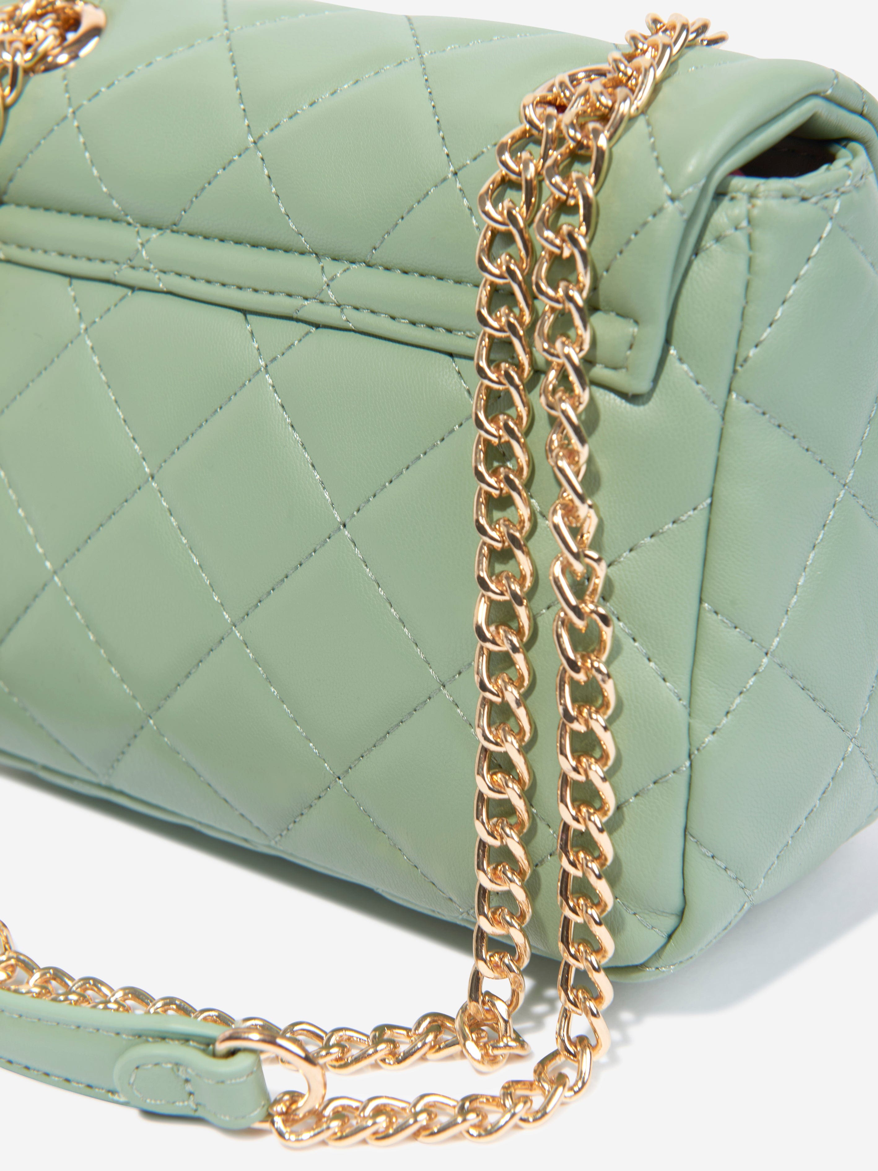 Valentino Girls Ocarina Crossbody Bag in Green (40.9cm)