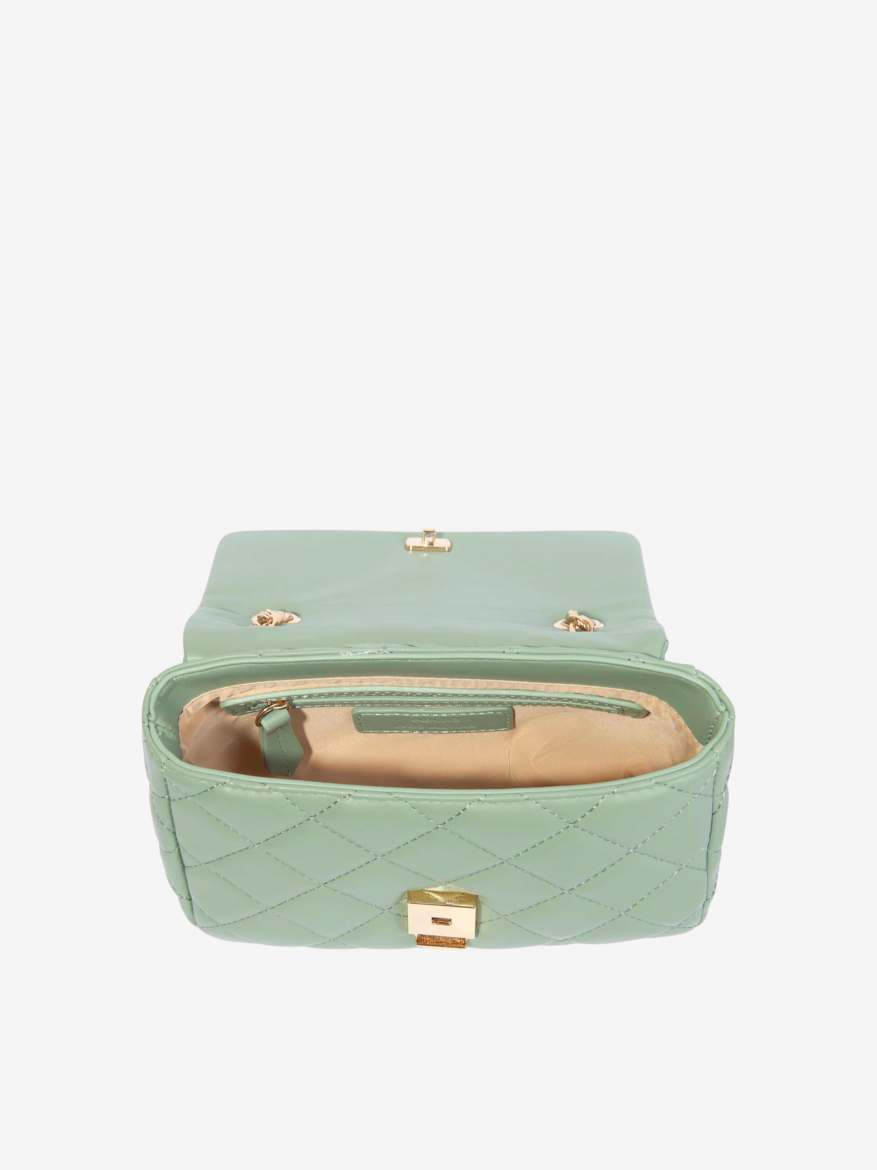 Valentino Girls Ocarina Crossbody Bag in Green (40.9cm)