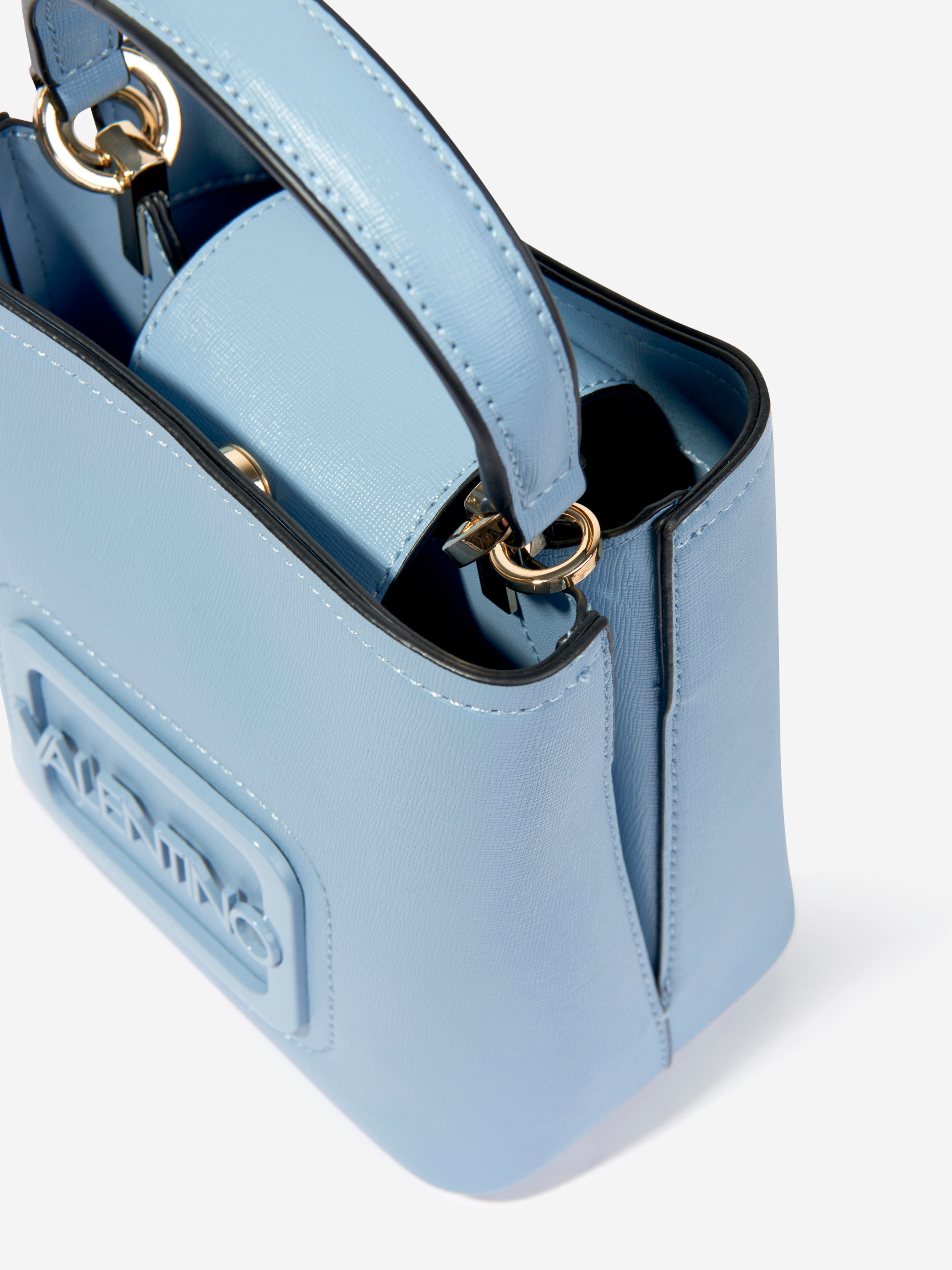 Valentino Girls Trafalgar Bucket Bag in Blue (18cm)