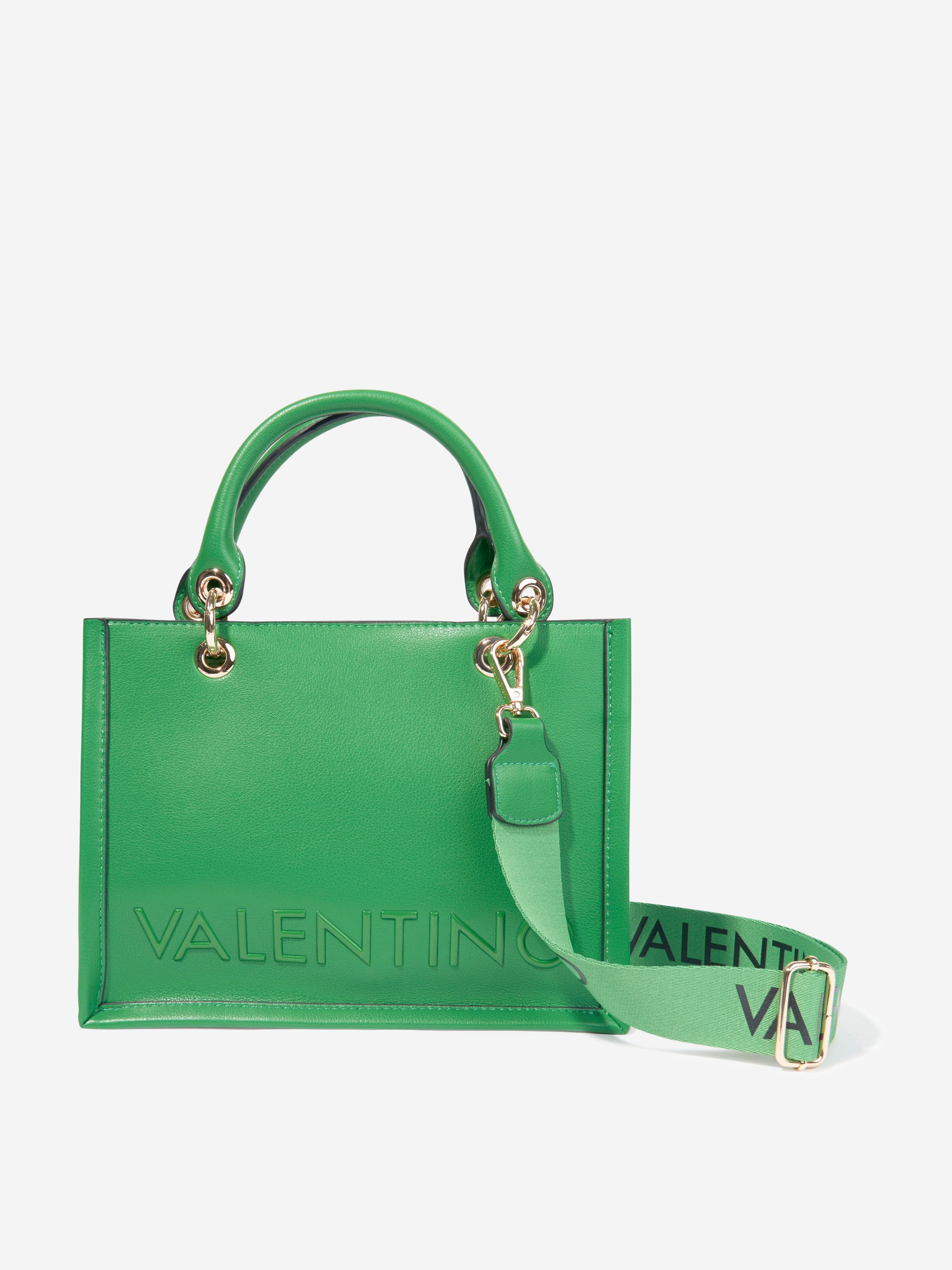 Valentino Girls Pigalle Crossbody Bag in Green (20cm)