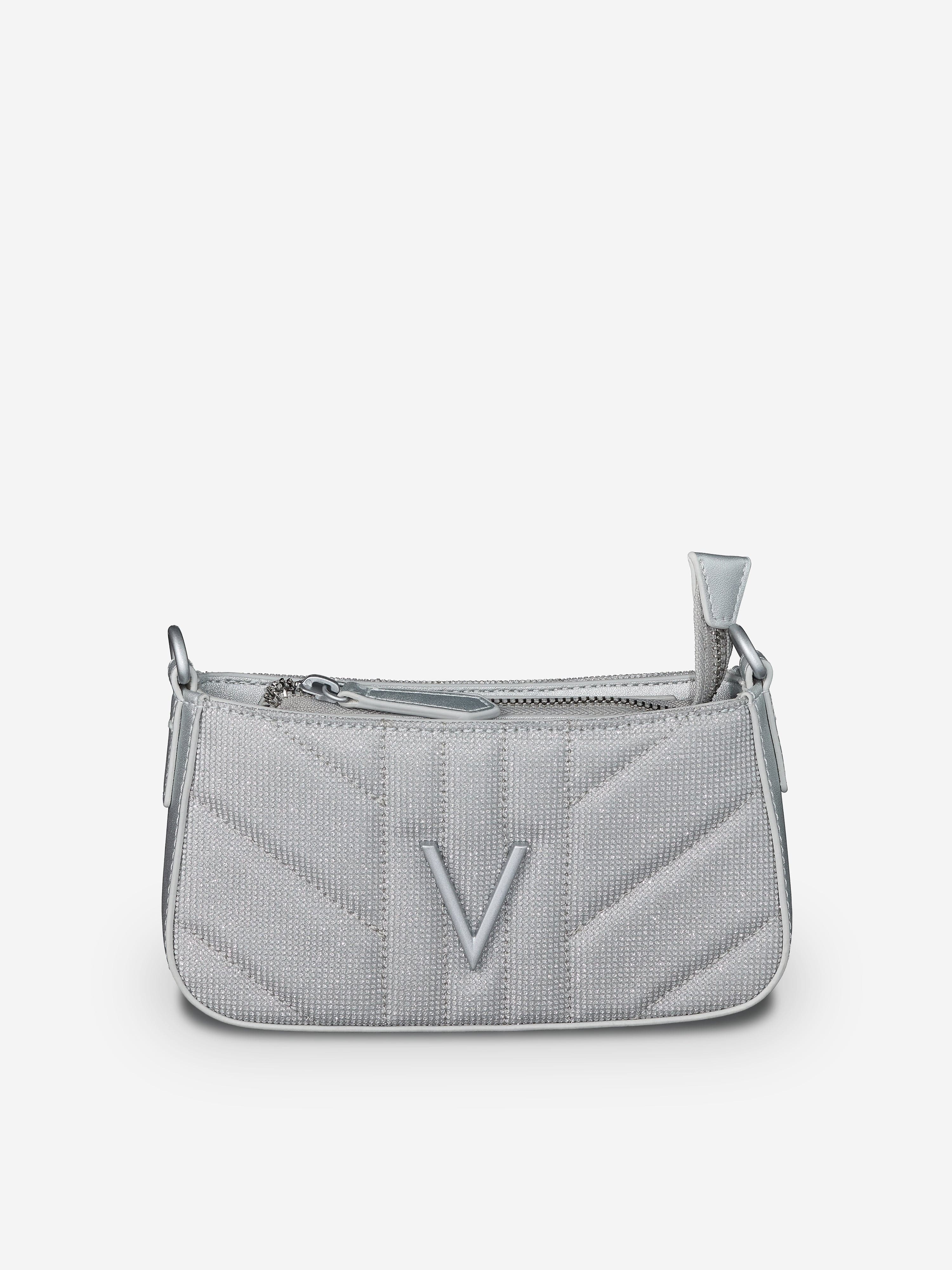 Valentino Girls Portobello Crossbody Bag in Silver (10cm)