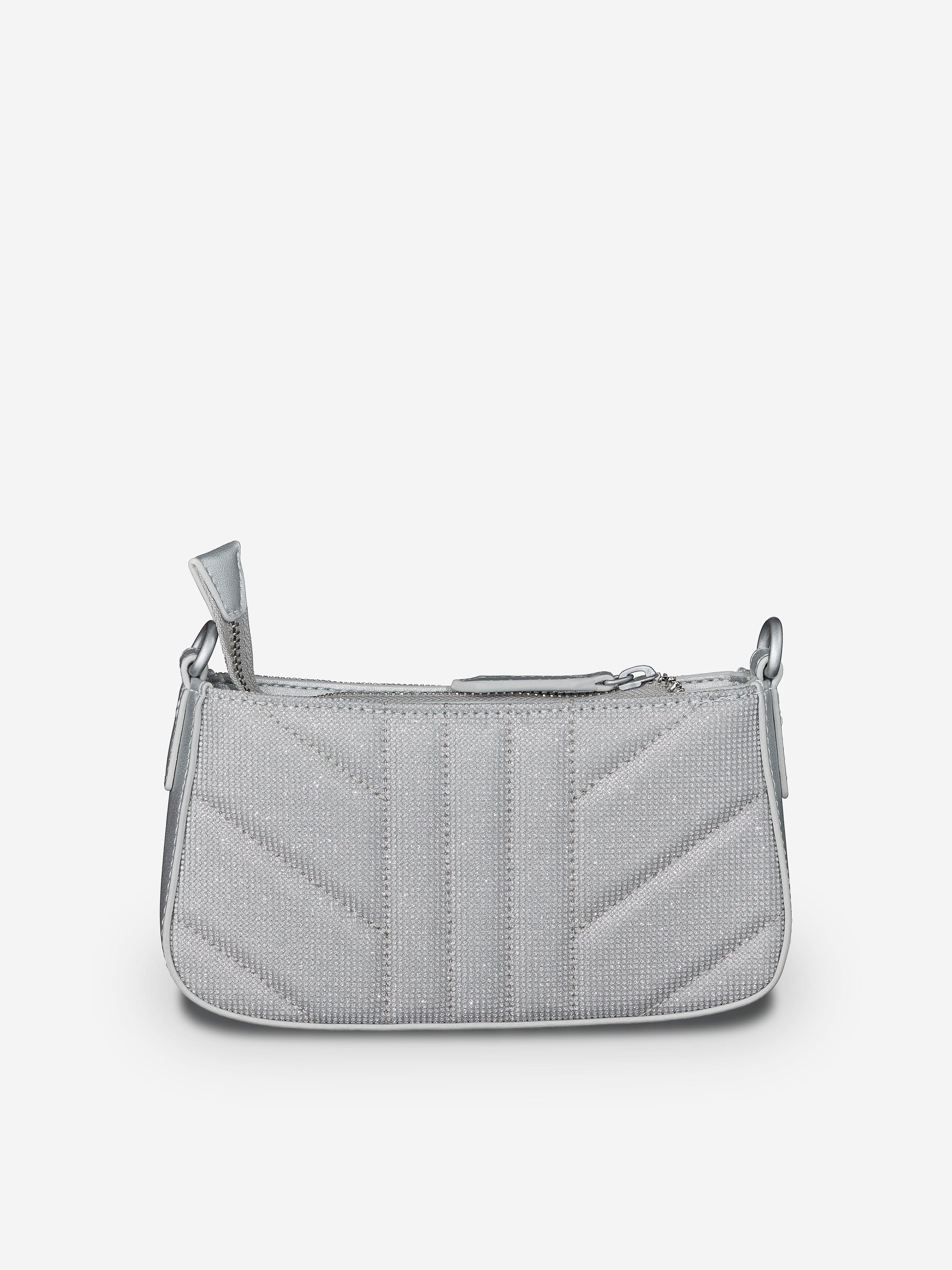 Valentino Girls Portobello Crossbody Bag in Silver (10cm)