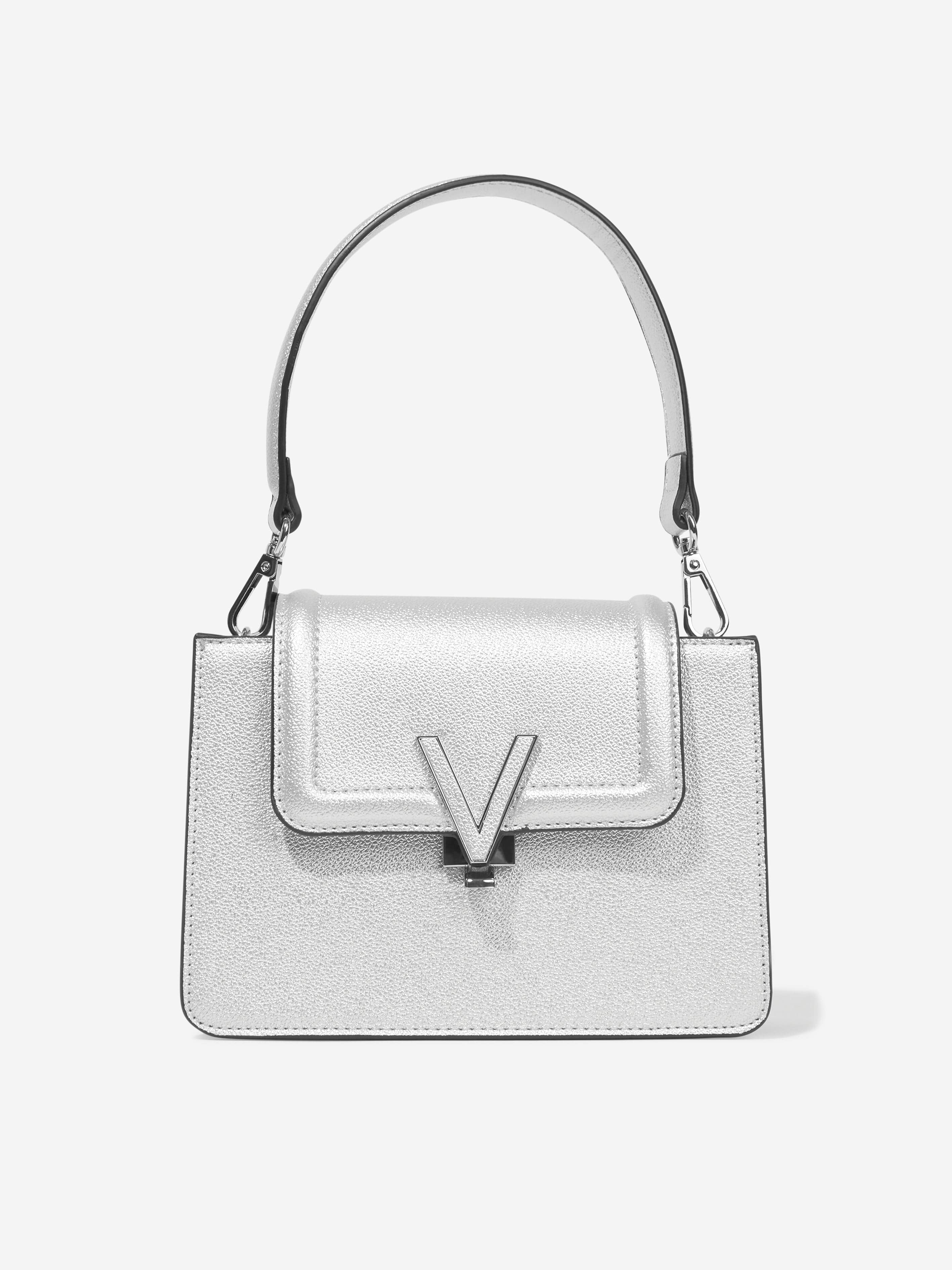 Valentino Girls Queens Shoulder Bag in Silver (15cm)