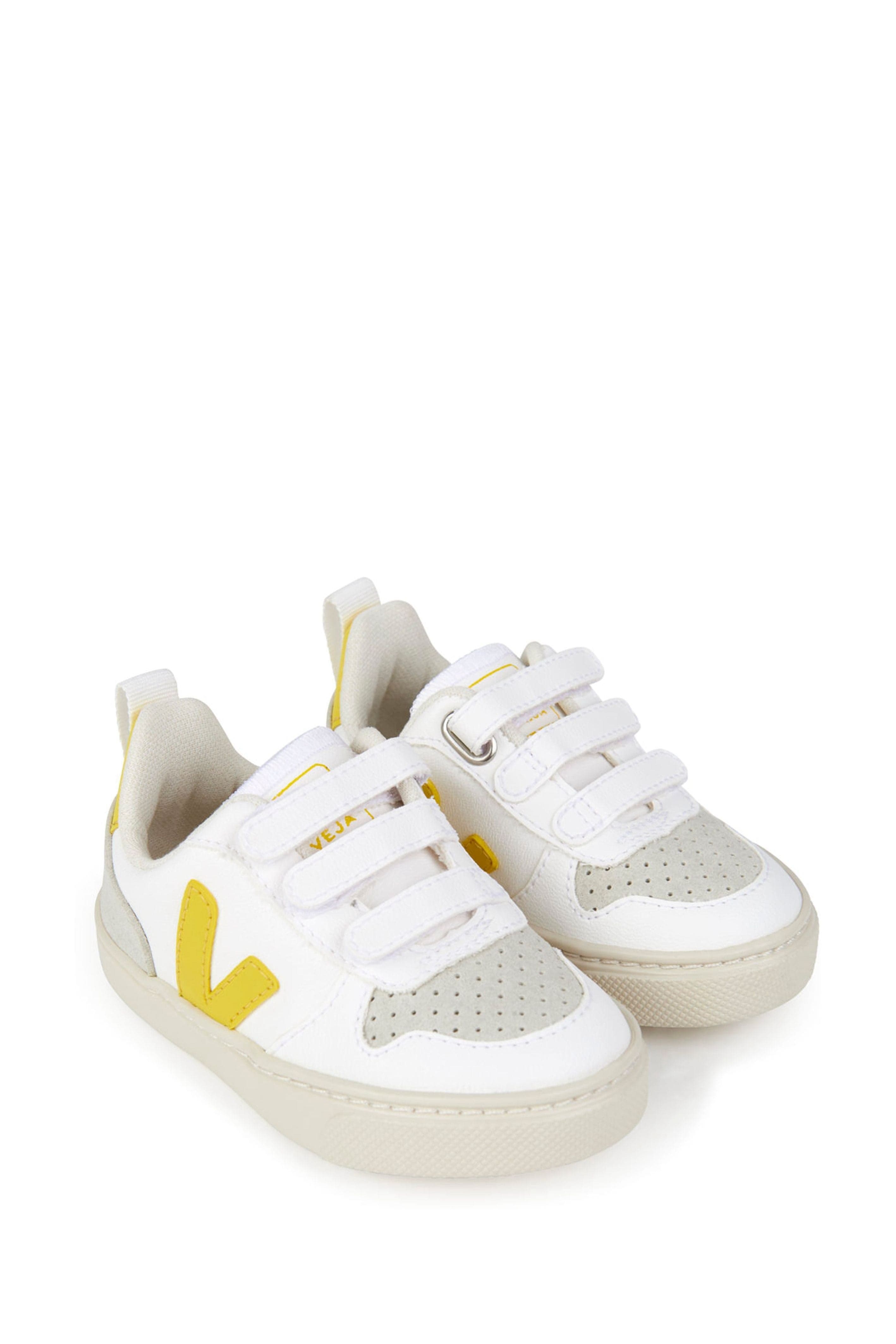 Veja Kids Leather Lace Up Trainers