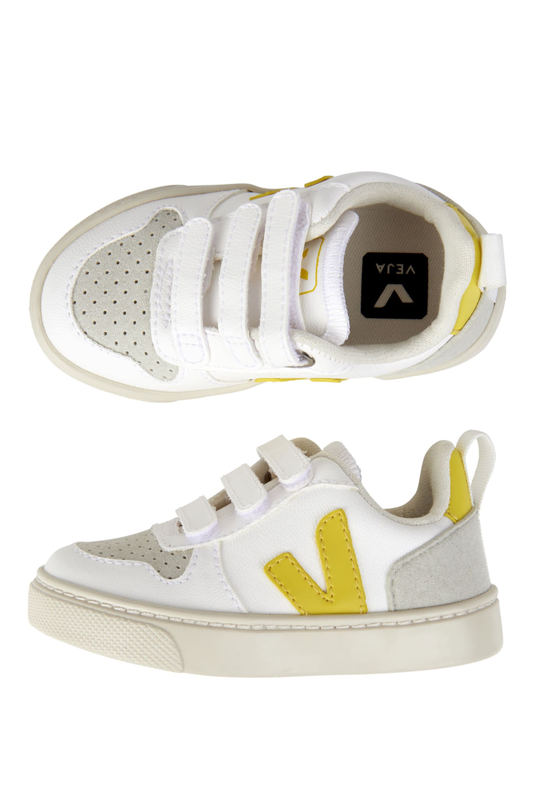 Veja Kids Leather Lace Up Trainers