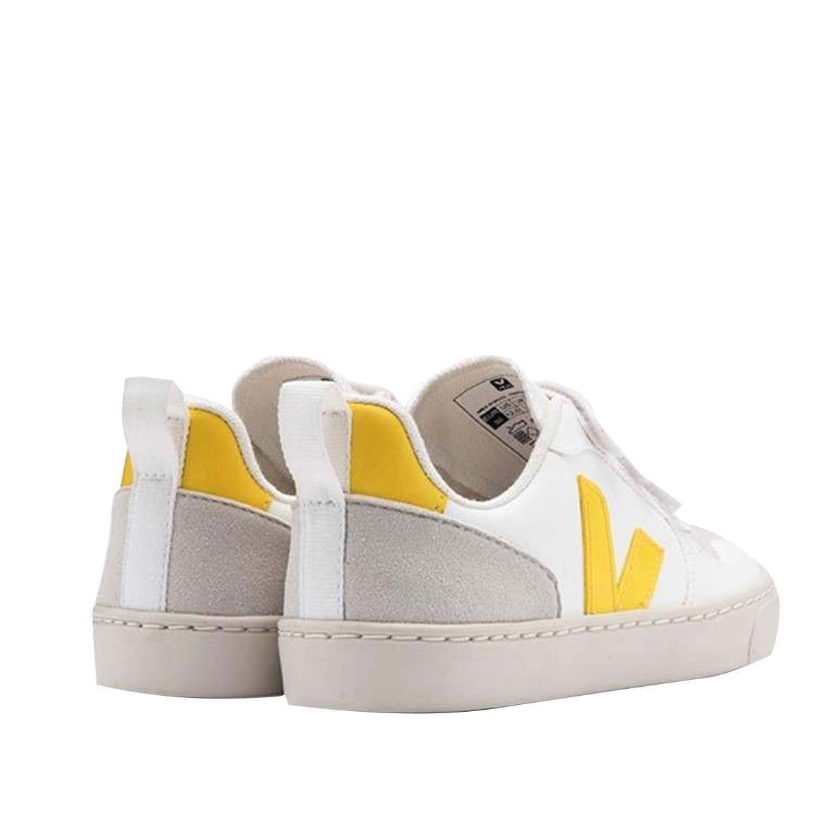 Veja Kids Leather Lace Up Trainers