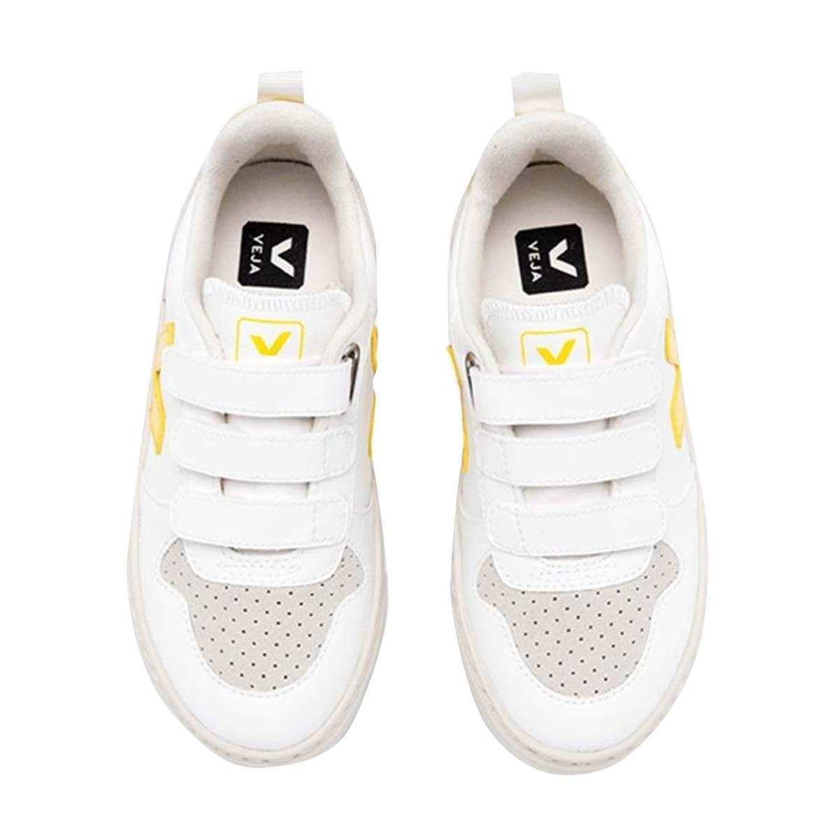 Veja Kids Leather Lace Up Trainers